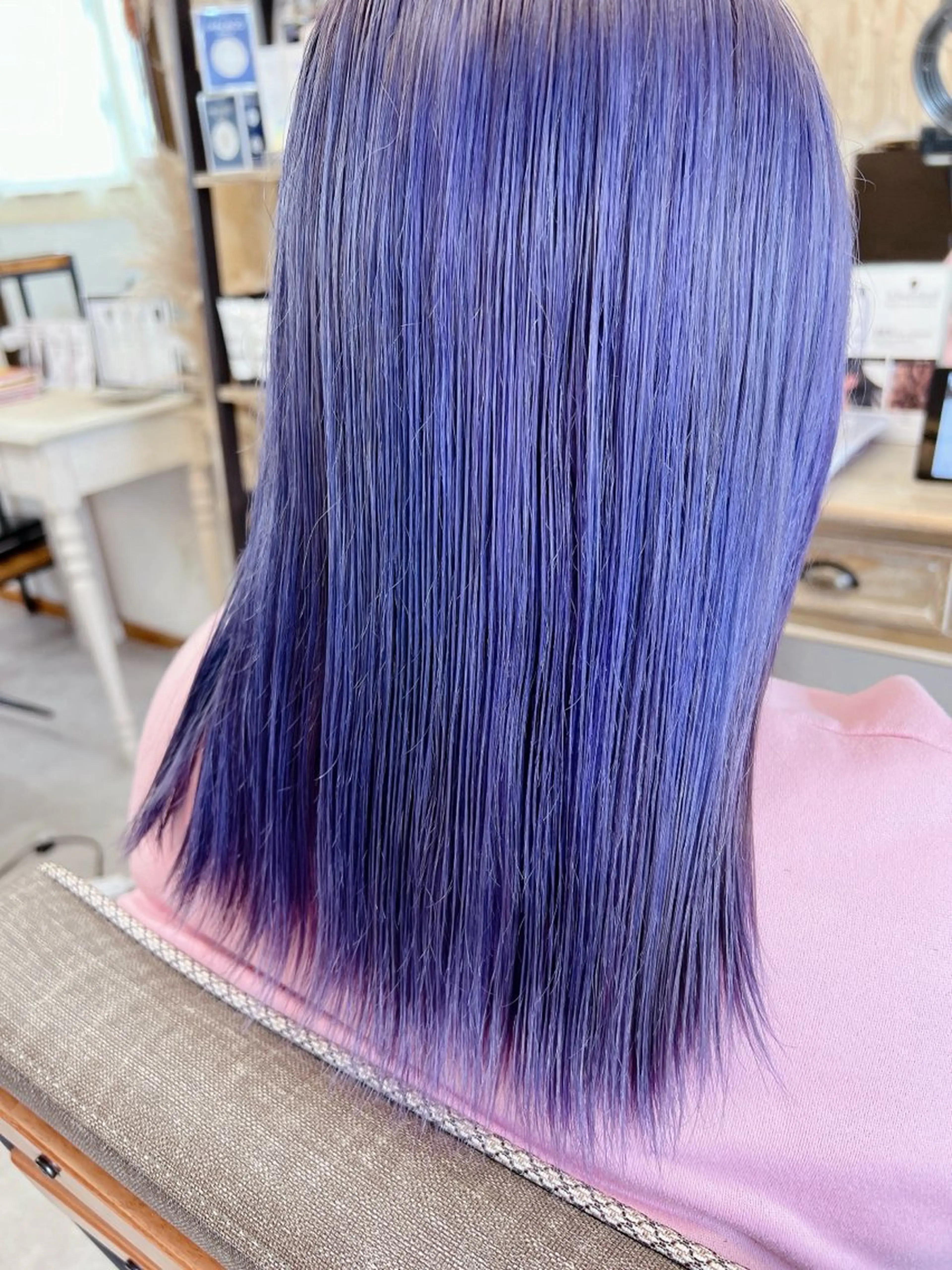 ミディアム カラー ヘアカラー トリートメント hair works raptureのヘアスタイル