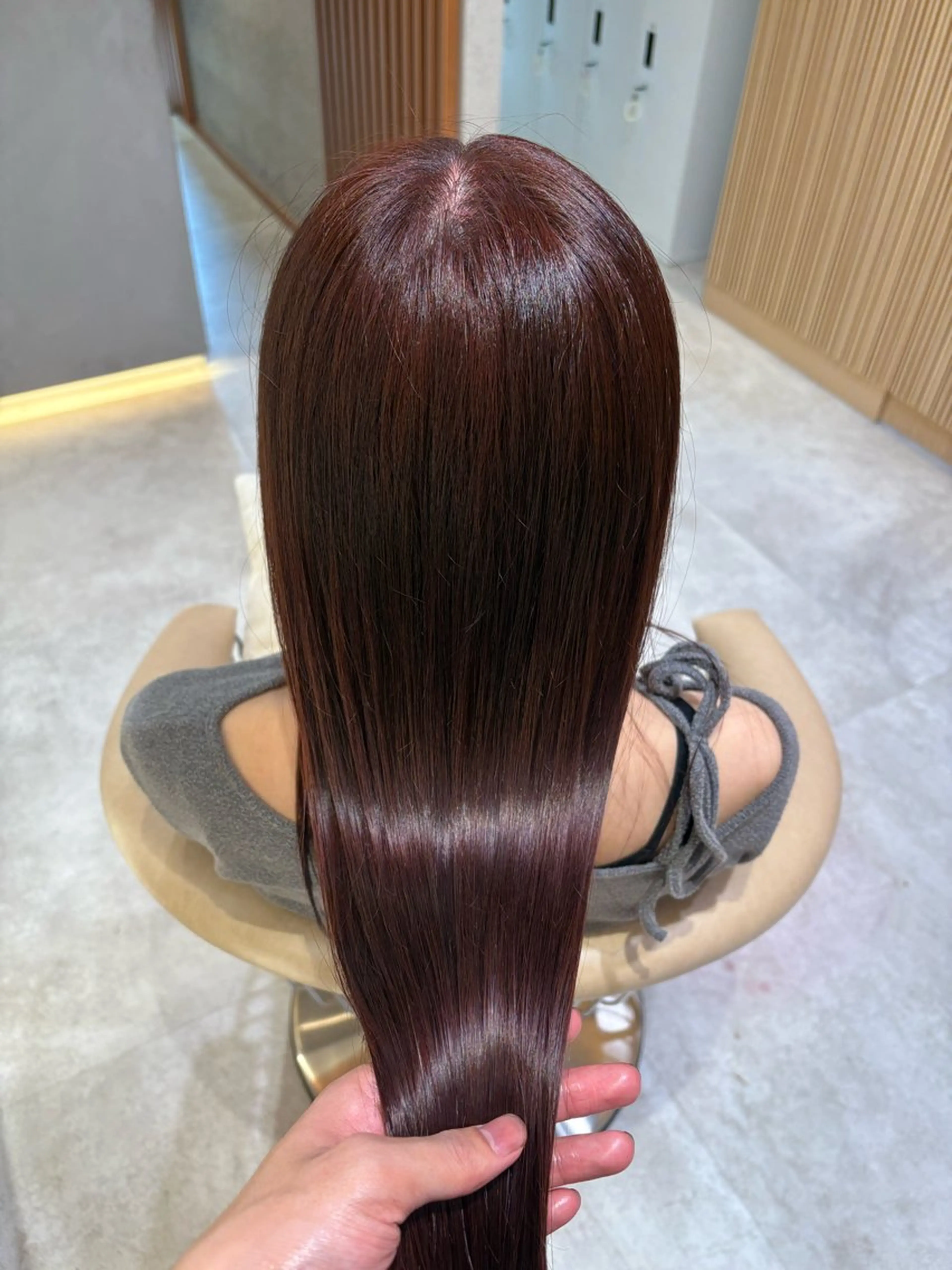 ミディアム 井上 一青のヘアスタイル