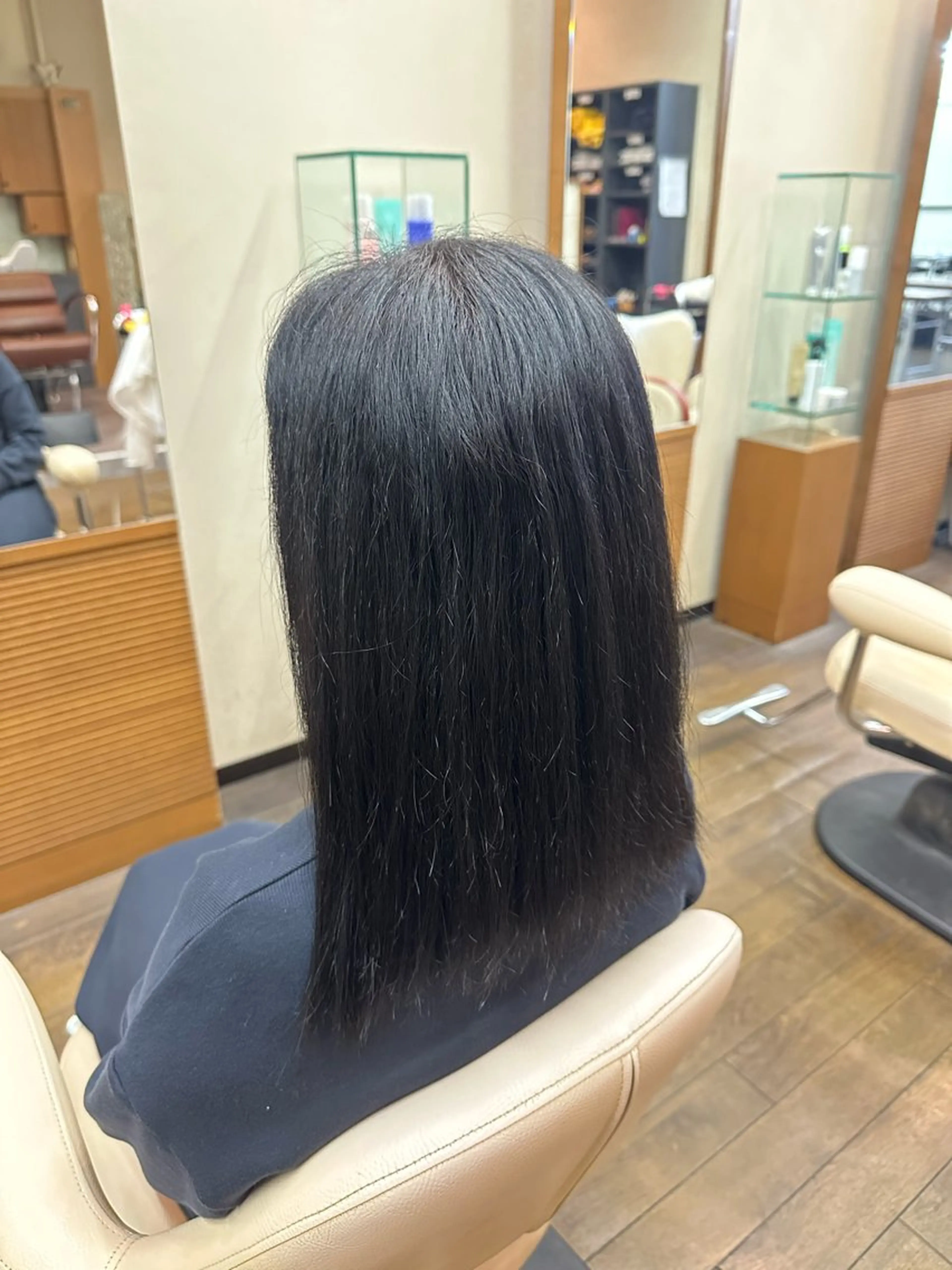 セミロング カラー 早見 つばさのヘアスタイル