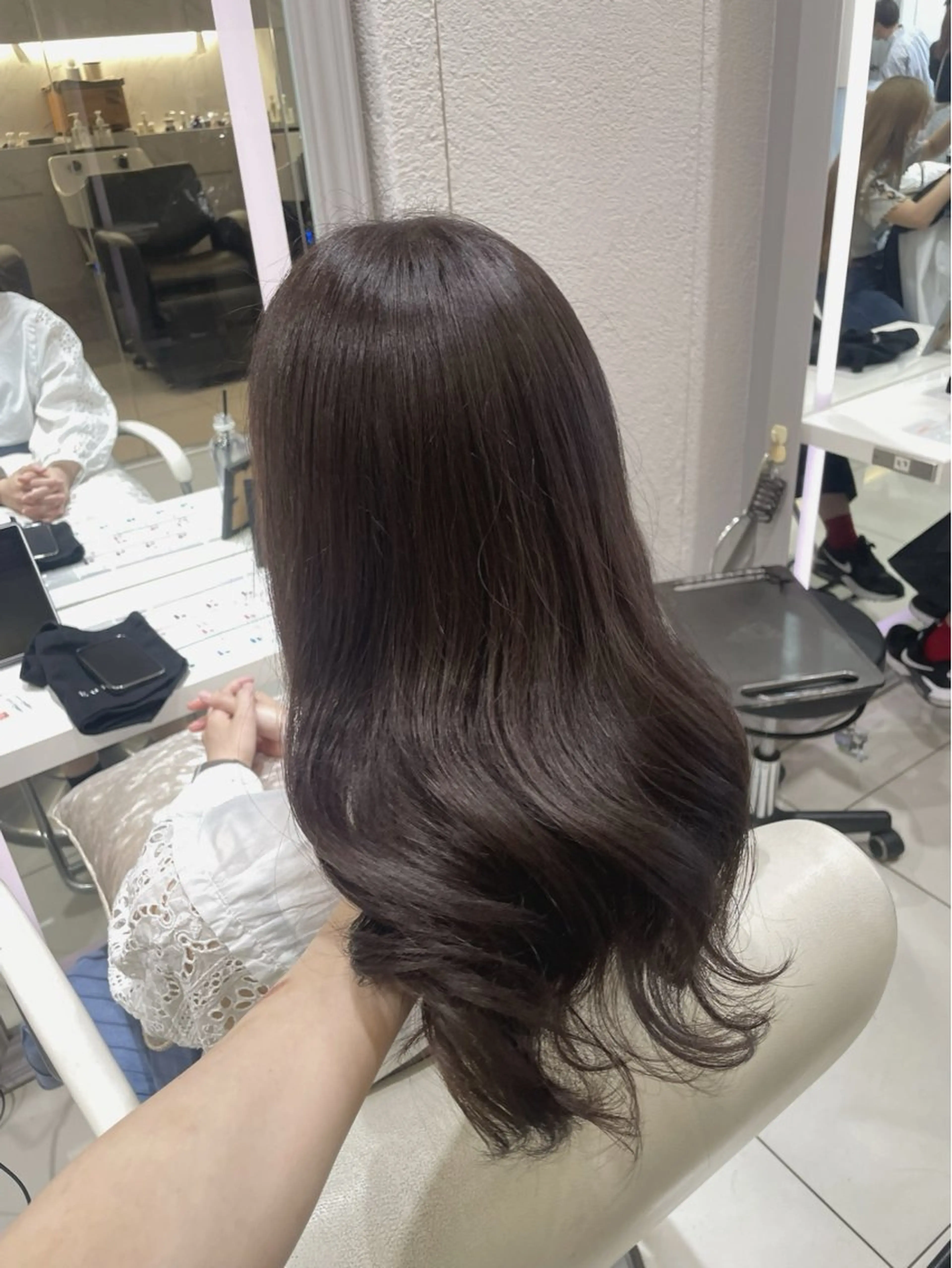 ロング カラー ディープラベンダー ラベンダーカラー トリートメント Euphoria 銀座店所属・Euphoria 銀座 みおこのヘアスタイル