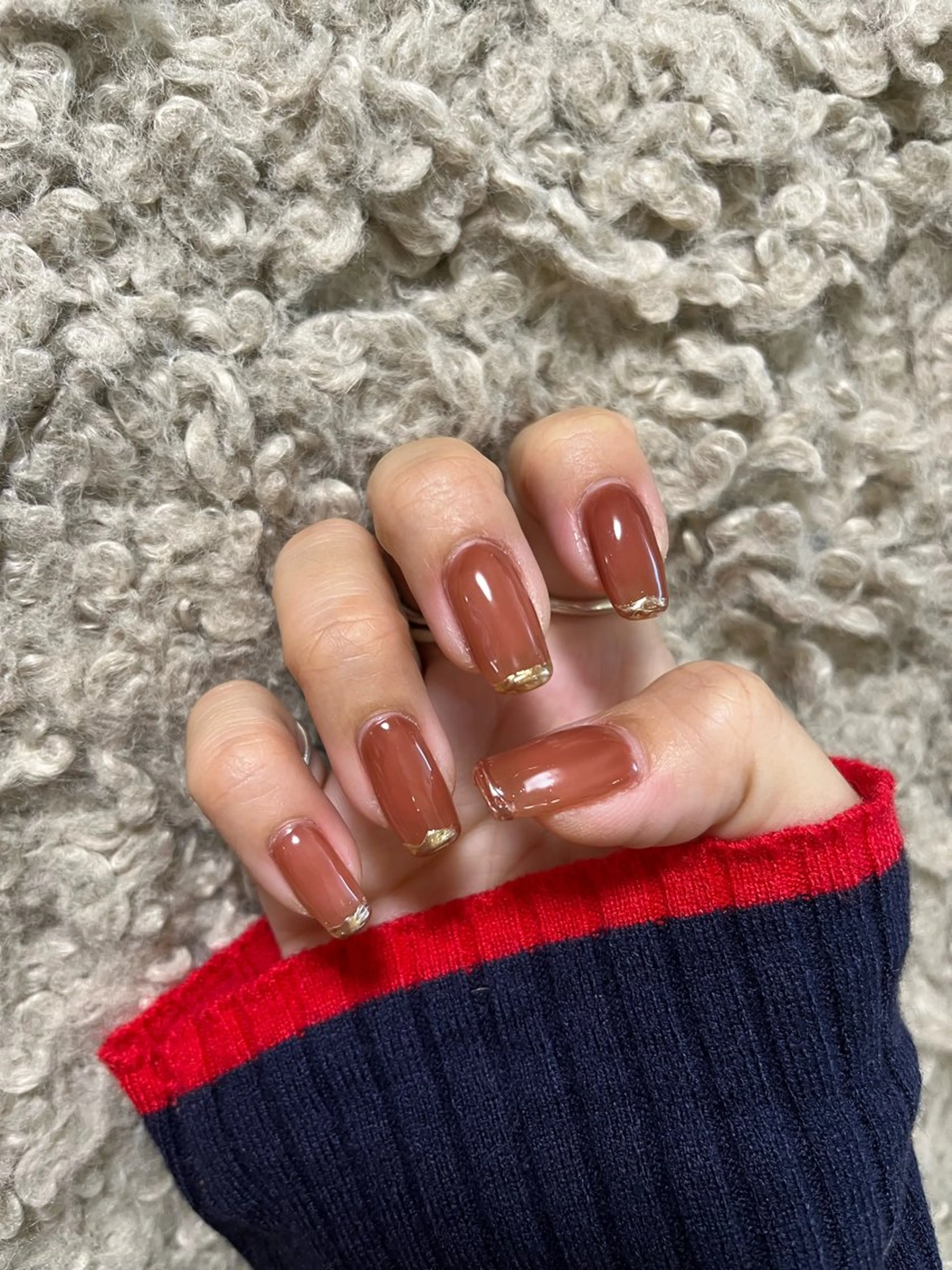 ネイル フレンチネイル ミラーネイル nail room.のネイルデザイン