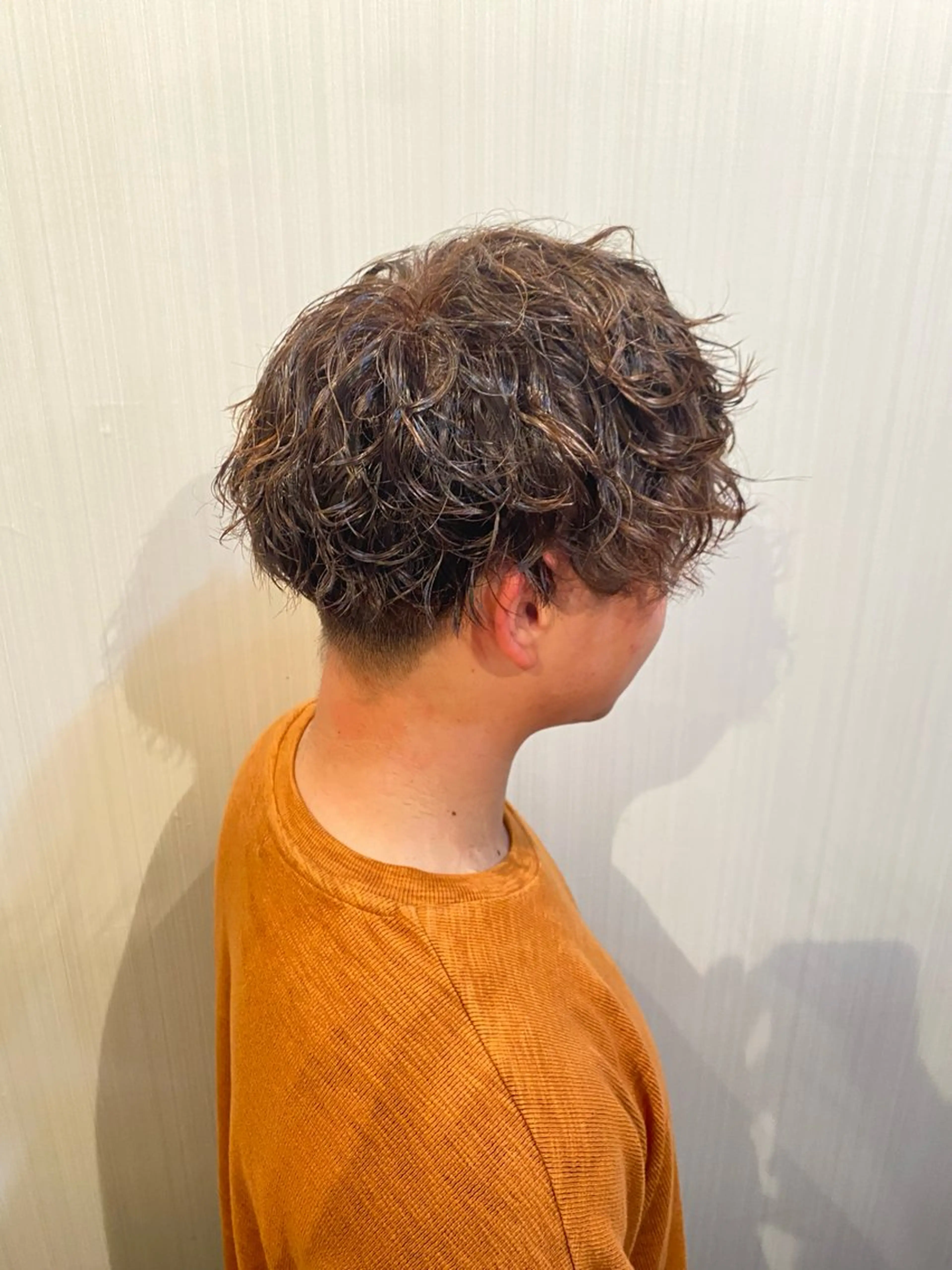 カラー パーマ メンズ メンズパーマ カット パーマ GULGUL本八幡店所属・メンズカット/ カナト🔥のヘアスタイル