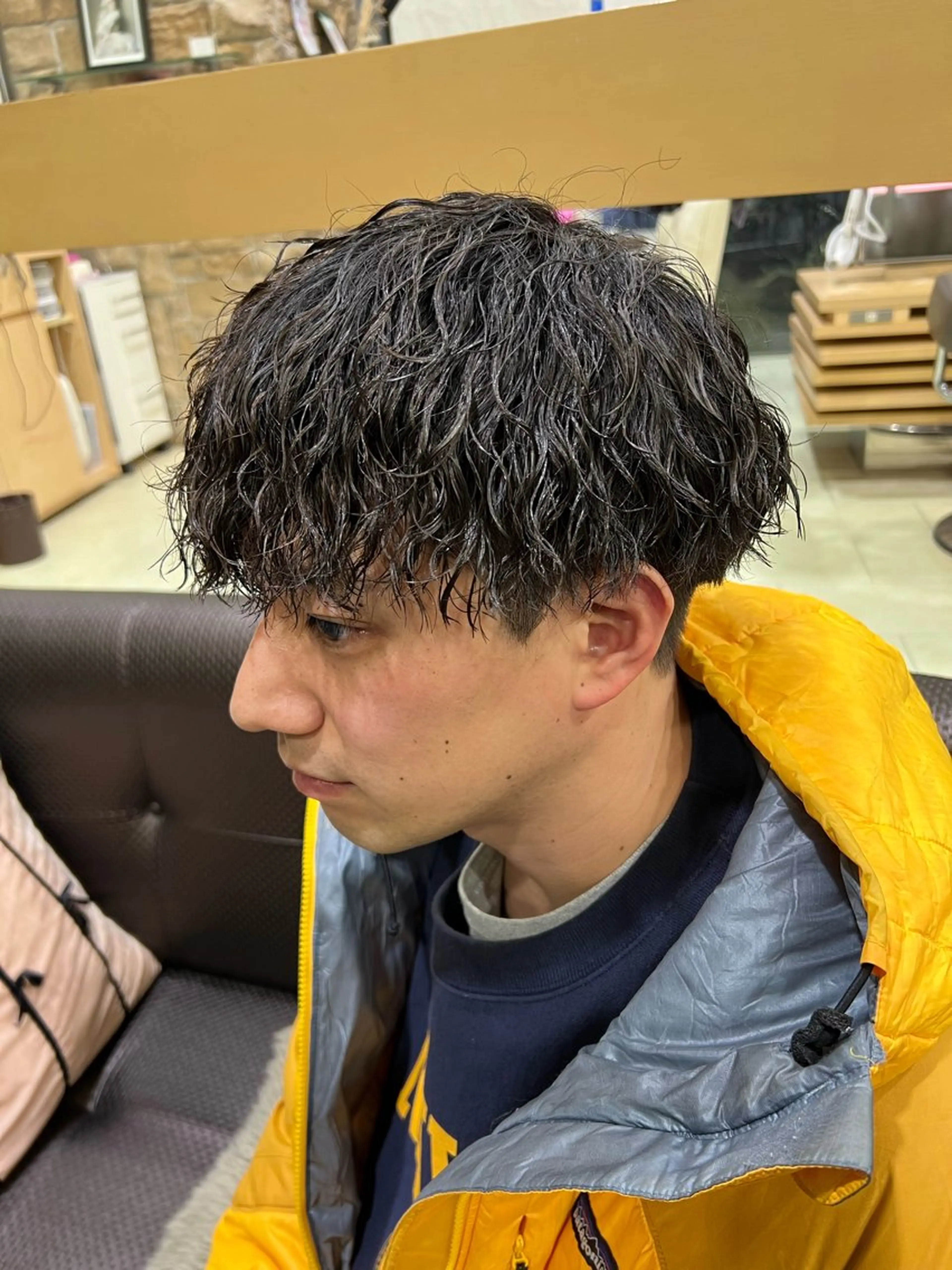 パーマ メンズ メンズカット松戸/韓 国/メンズパーマ航太のヘアスタイル