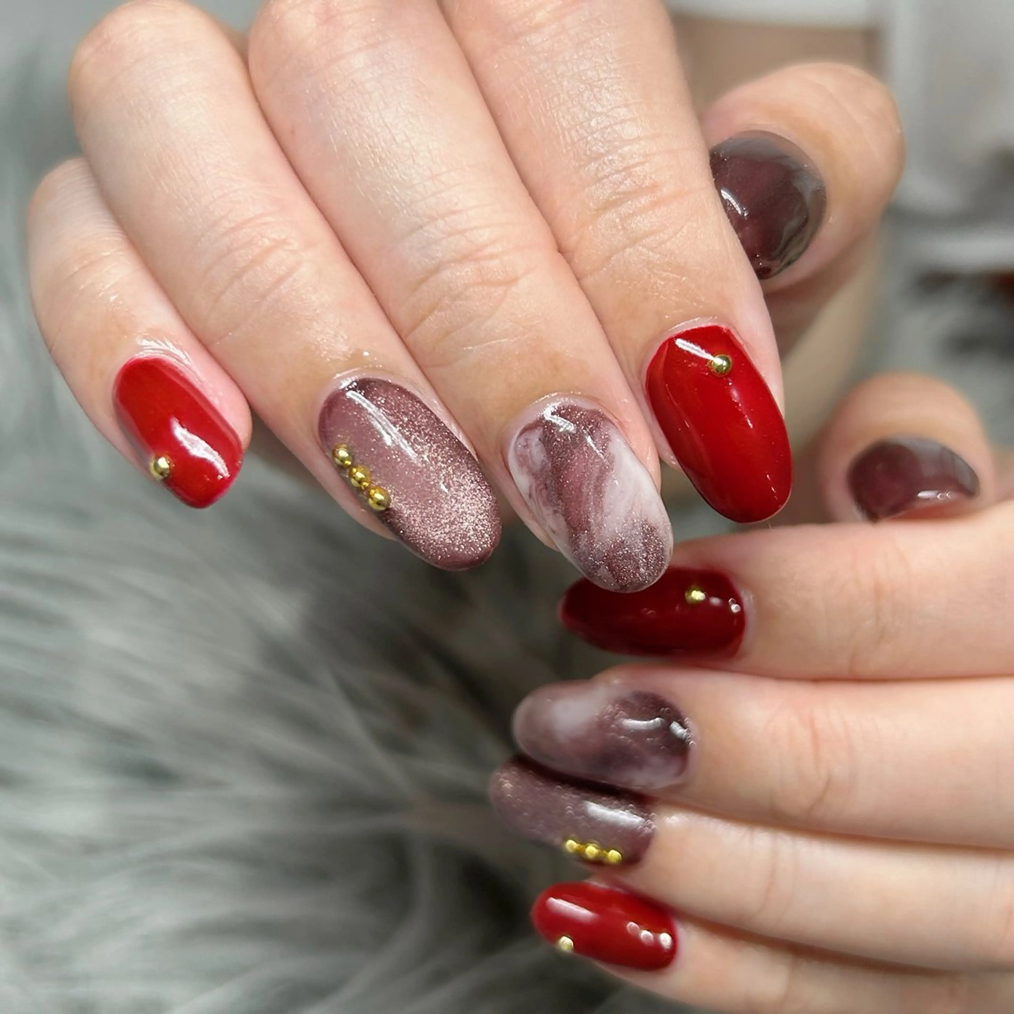 ネイル はあとねいる筑紫口店 Hitomiのネイルデザイン