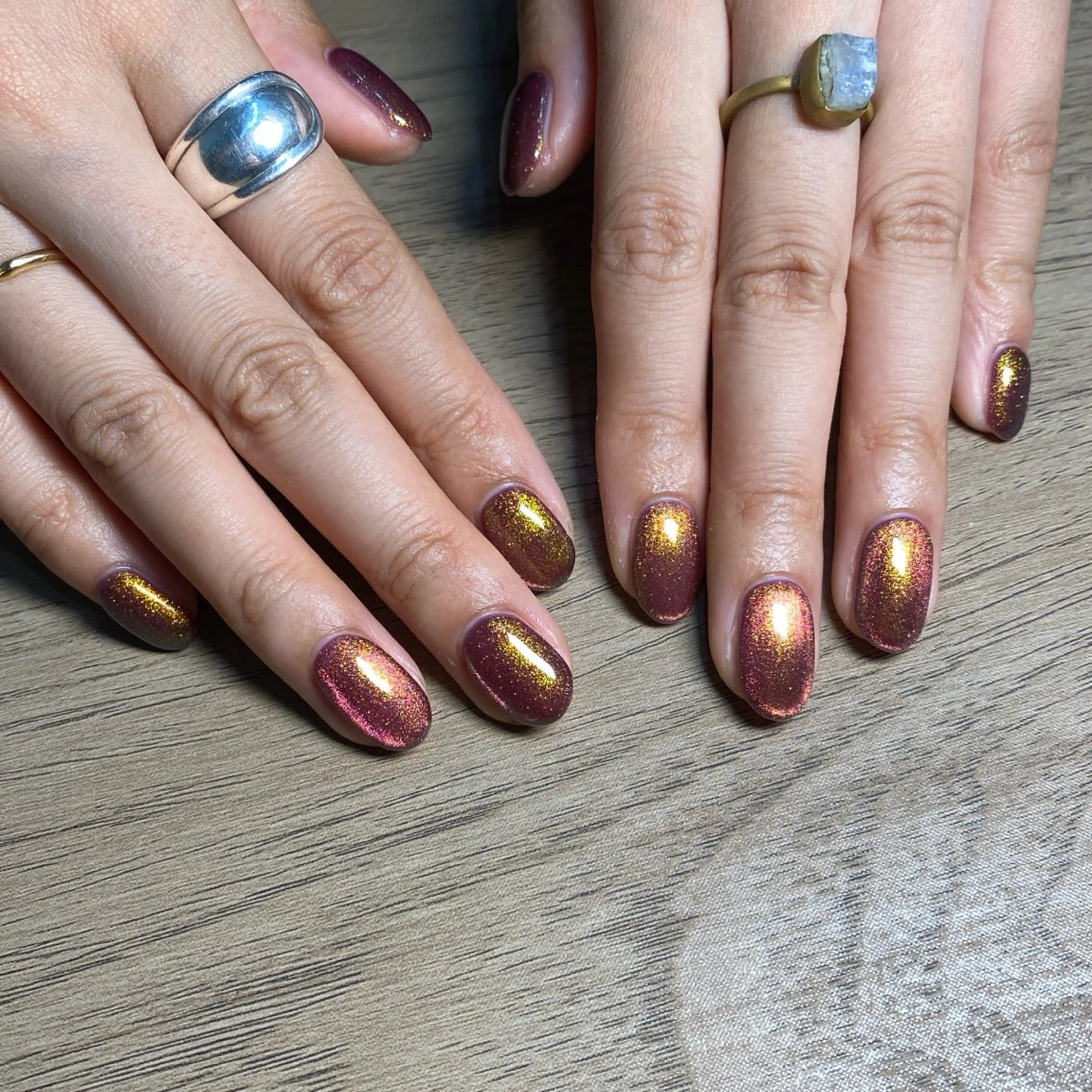 ネイル マグネットネイル うえぽん 🌟のネイルデザイン