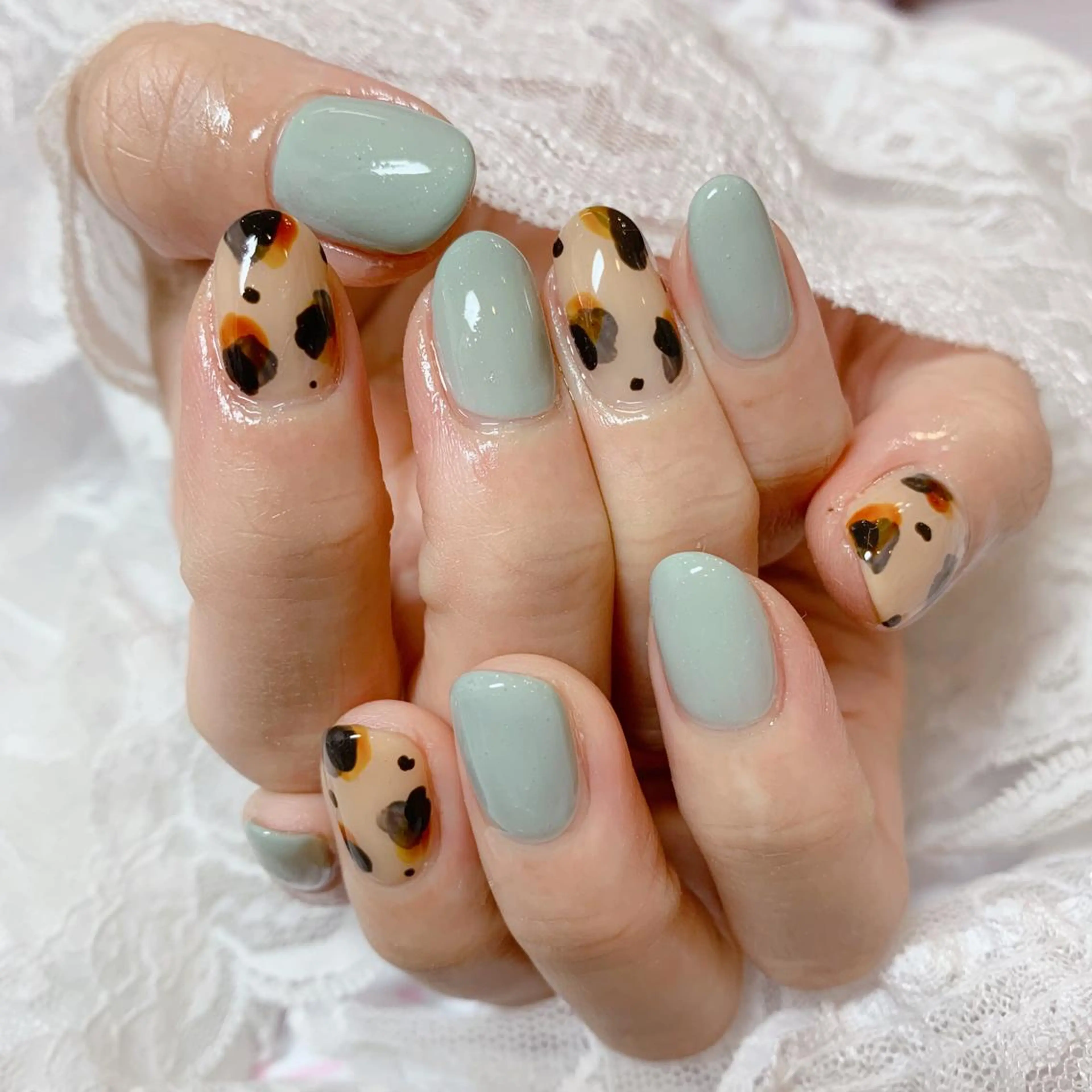 ネイル La neige* yuki 🥯🍑のネイルデザイン