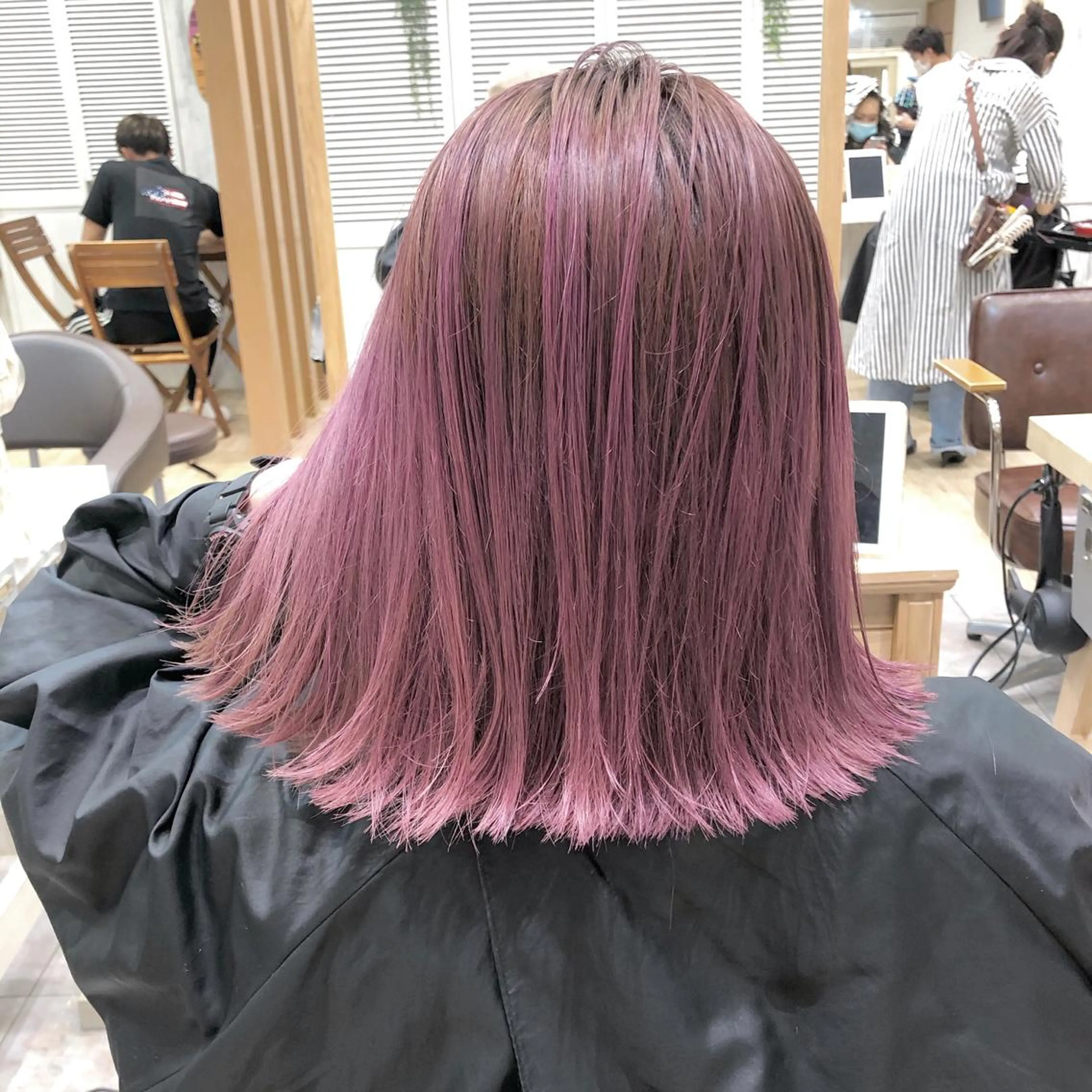 ミディアム カラー カット ヘアカラー トリートメント ❤️ダブルカラー 髪質改善❤️SAYAのヘアスタイル