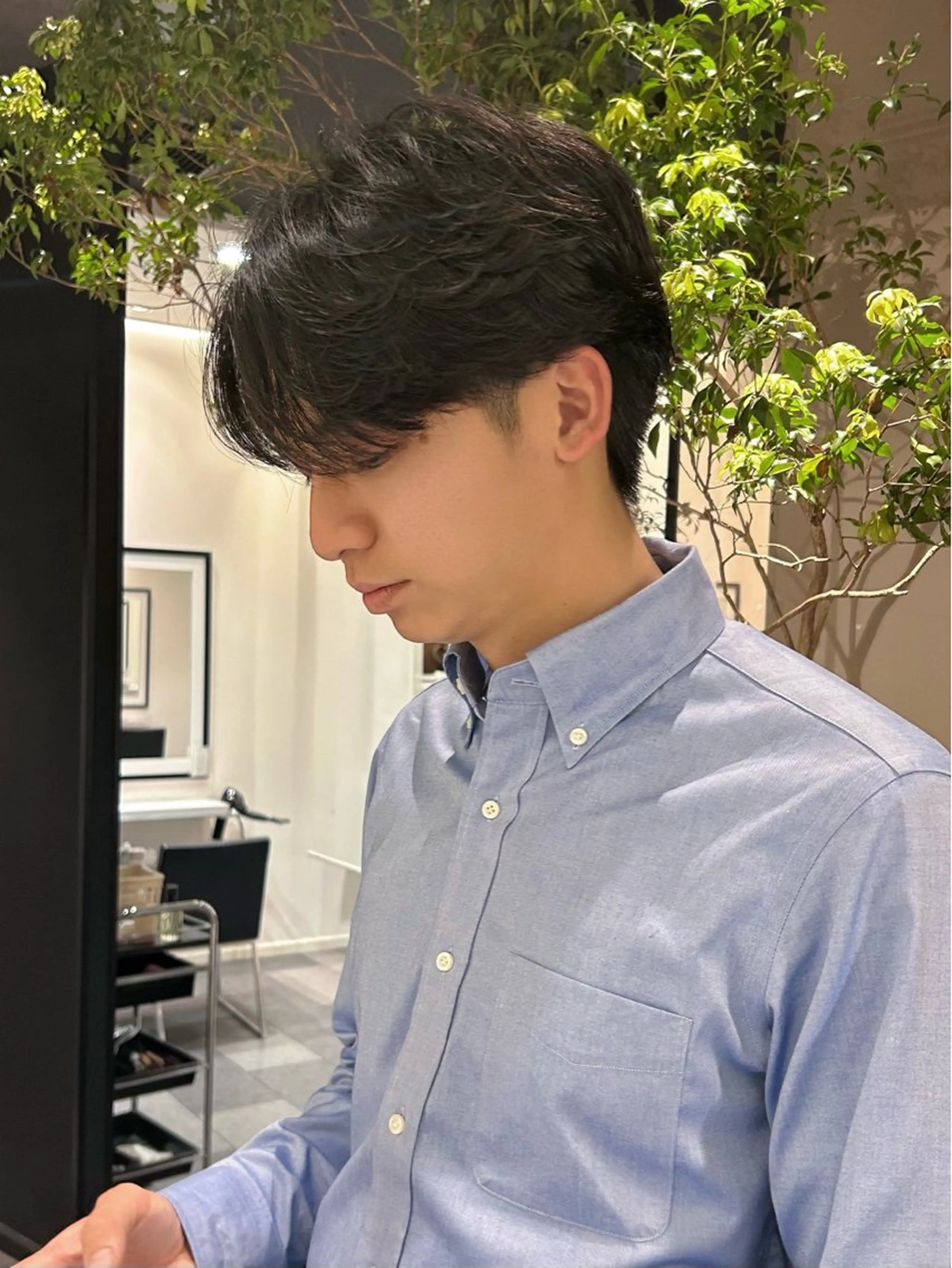 パーマ メンズ カット パーマ 中原 優美のヘアスタイル