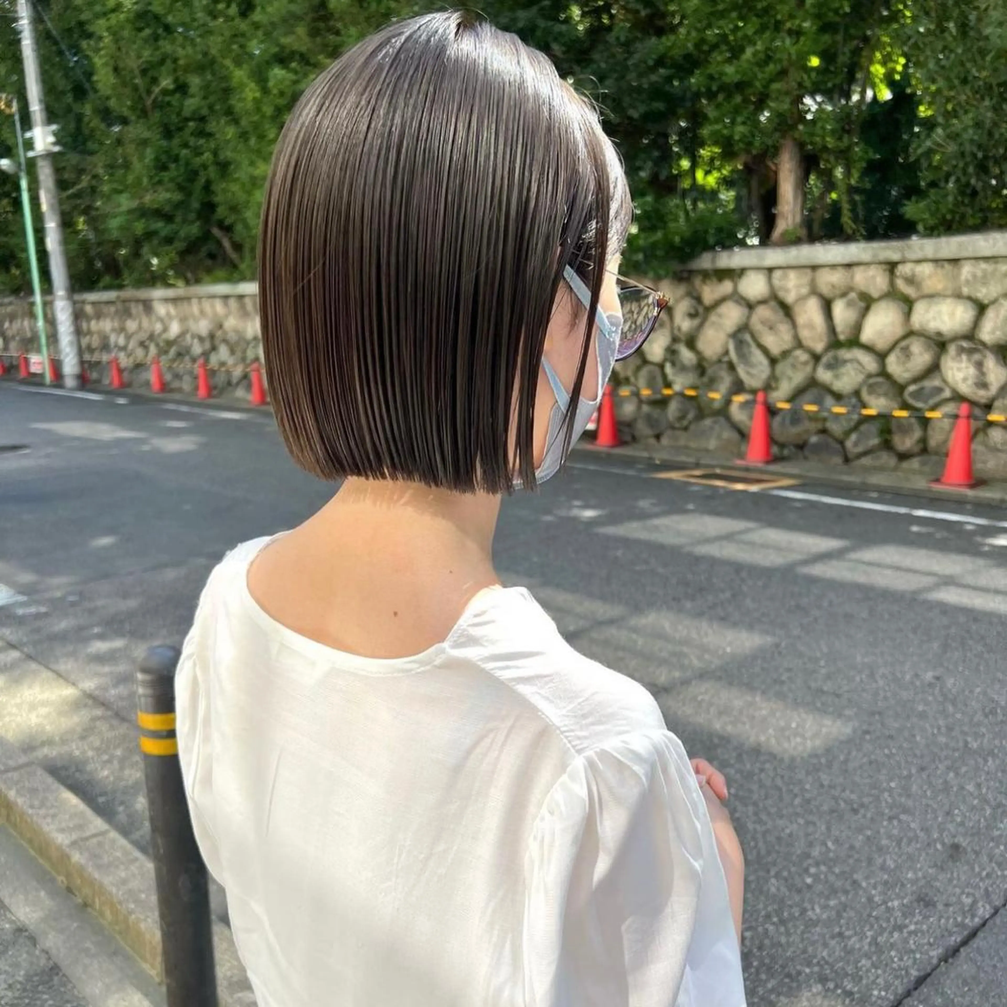 ショート カラー 透明感カラー noe所属・ボブ/艶髪/栄/ 名古屋/COCOのヘアスタイル