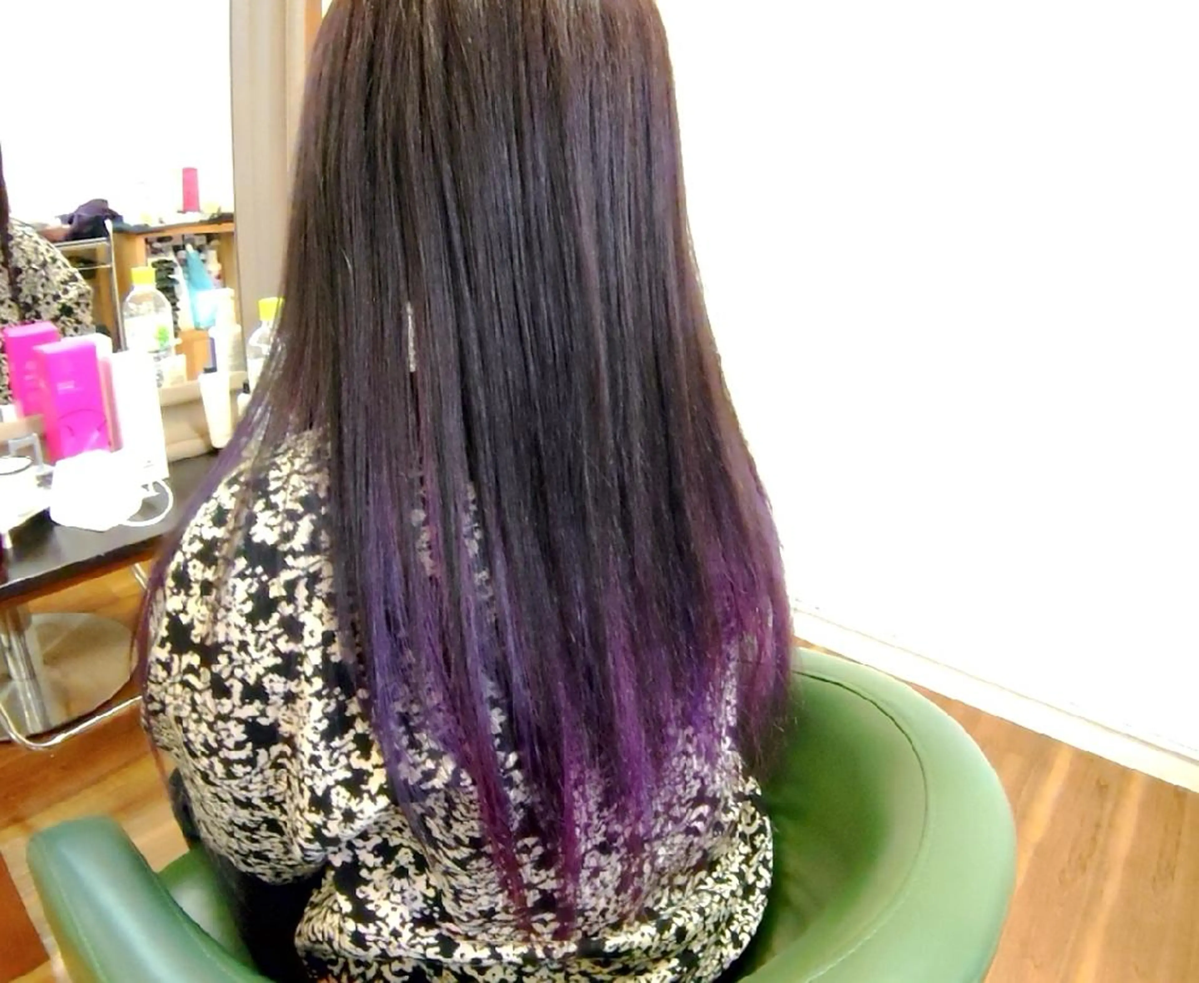 ロング ヘアカラー トリートメント 渡辺 康行のヘアスタイル