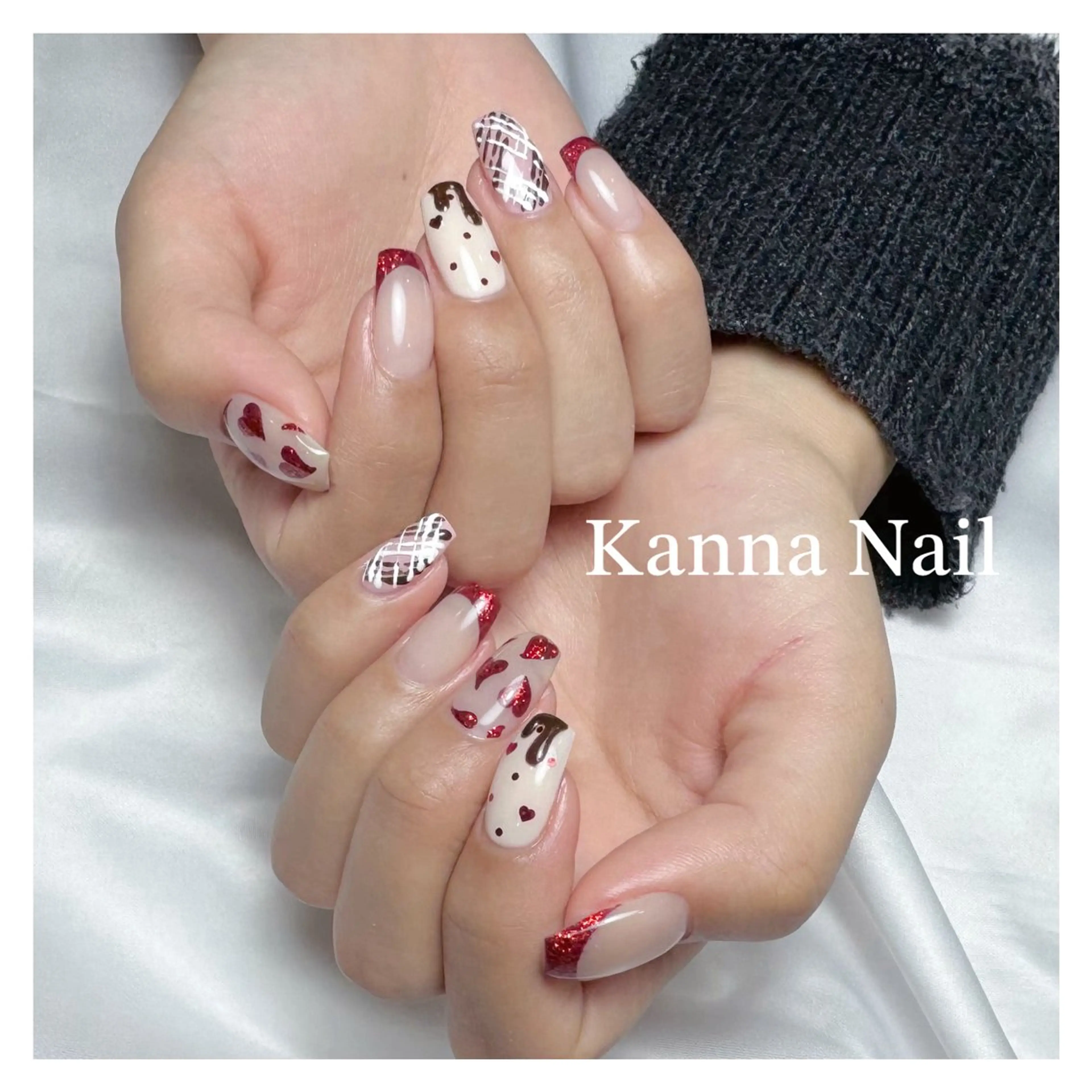 ネイル フットネイル ジェルネイル グラデーション キラキラネイル マグネットネイル ハンドネイル Kanna Yuki カンナユキのネイルデザイン
