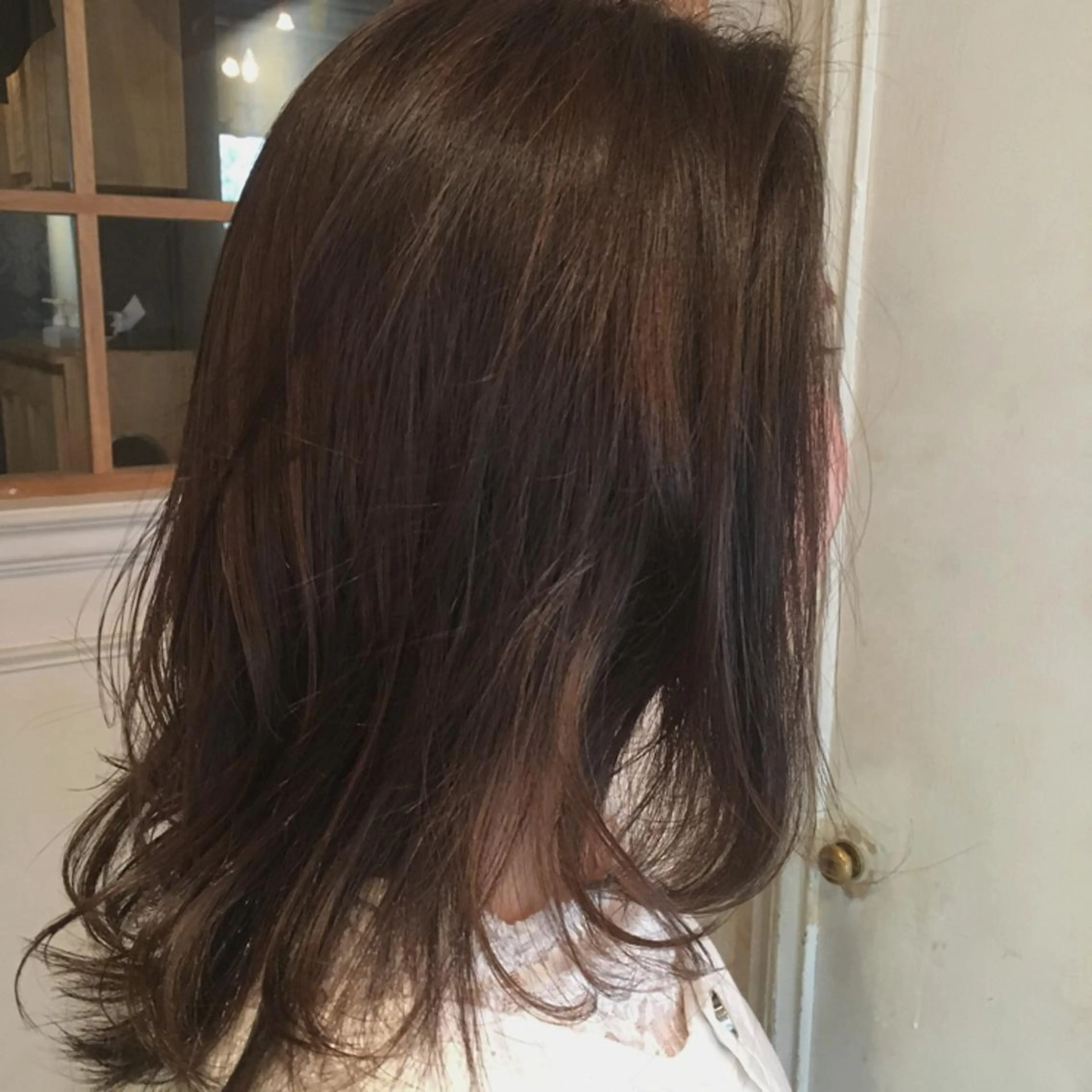 ミディアム カラー パーマ 銀座🤍ボブ/ ミディアム/佐野夢美のヘアスタイル