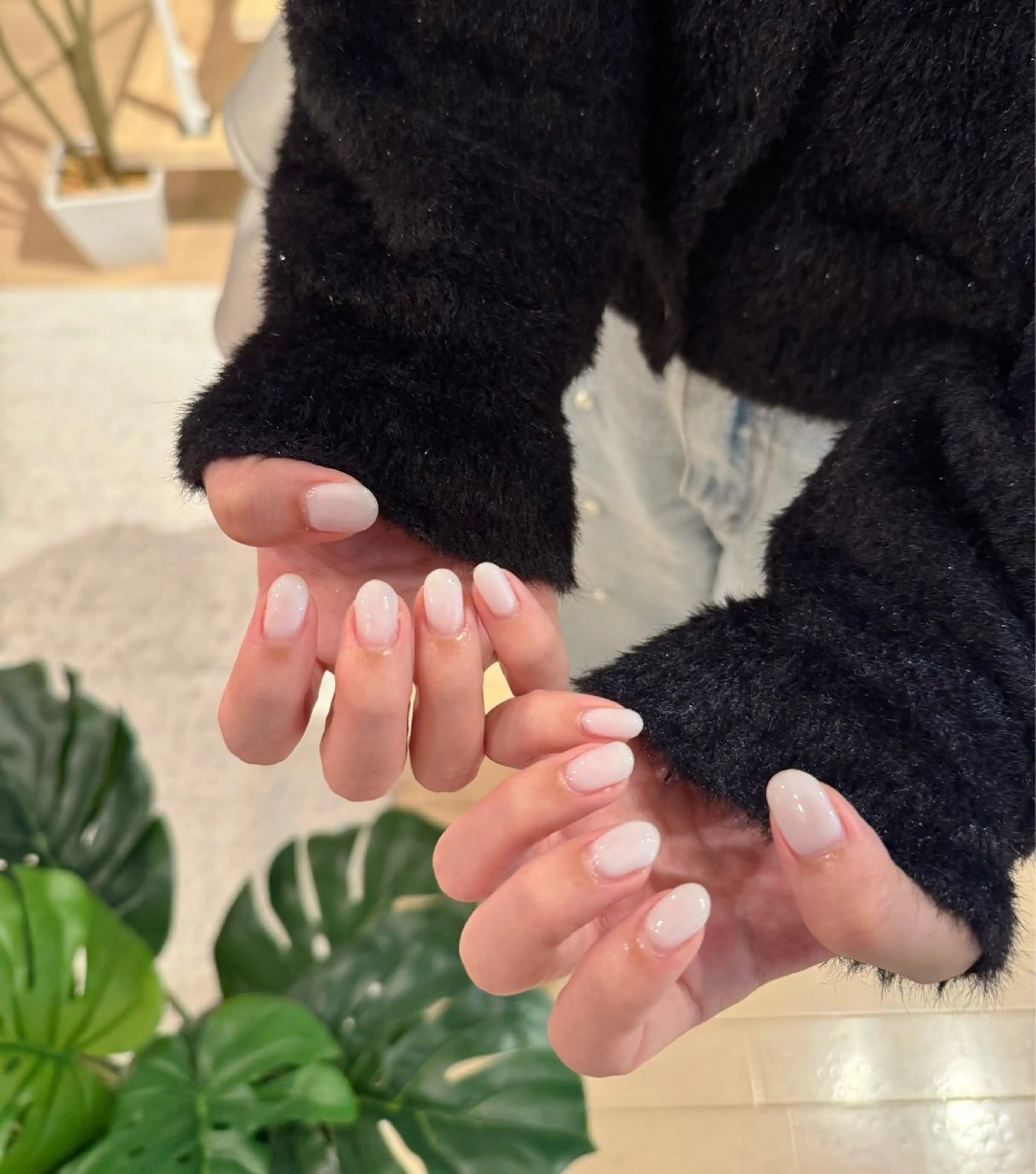 ネイル ホワイト twin. ayariのネイルデザイン