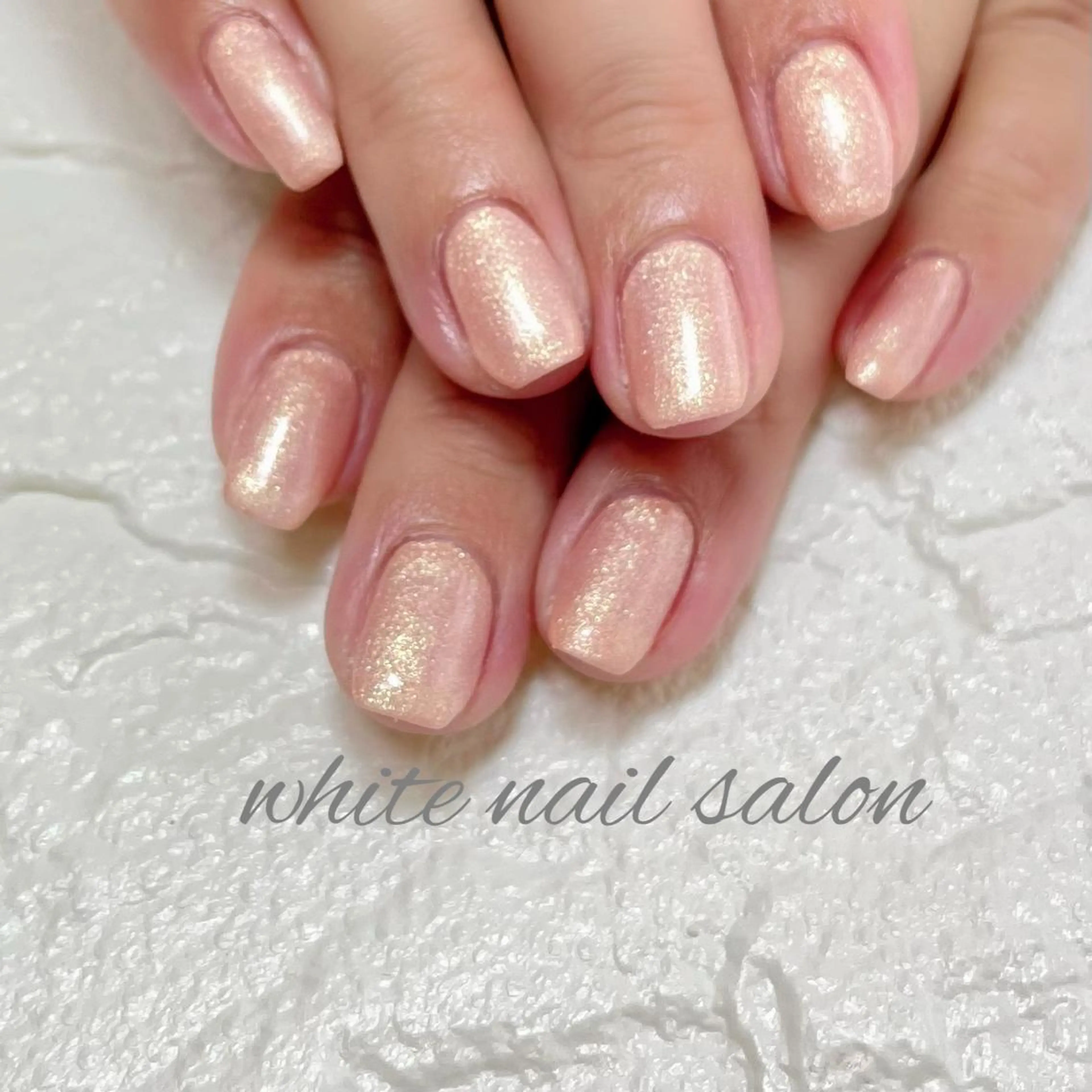 ネイル フットネイル ジェルネイル ハードジェル ラメ(グリッター) 持ち込み ハンドネイル white nail salonのネイルデザイン