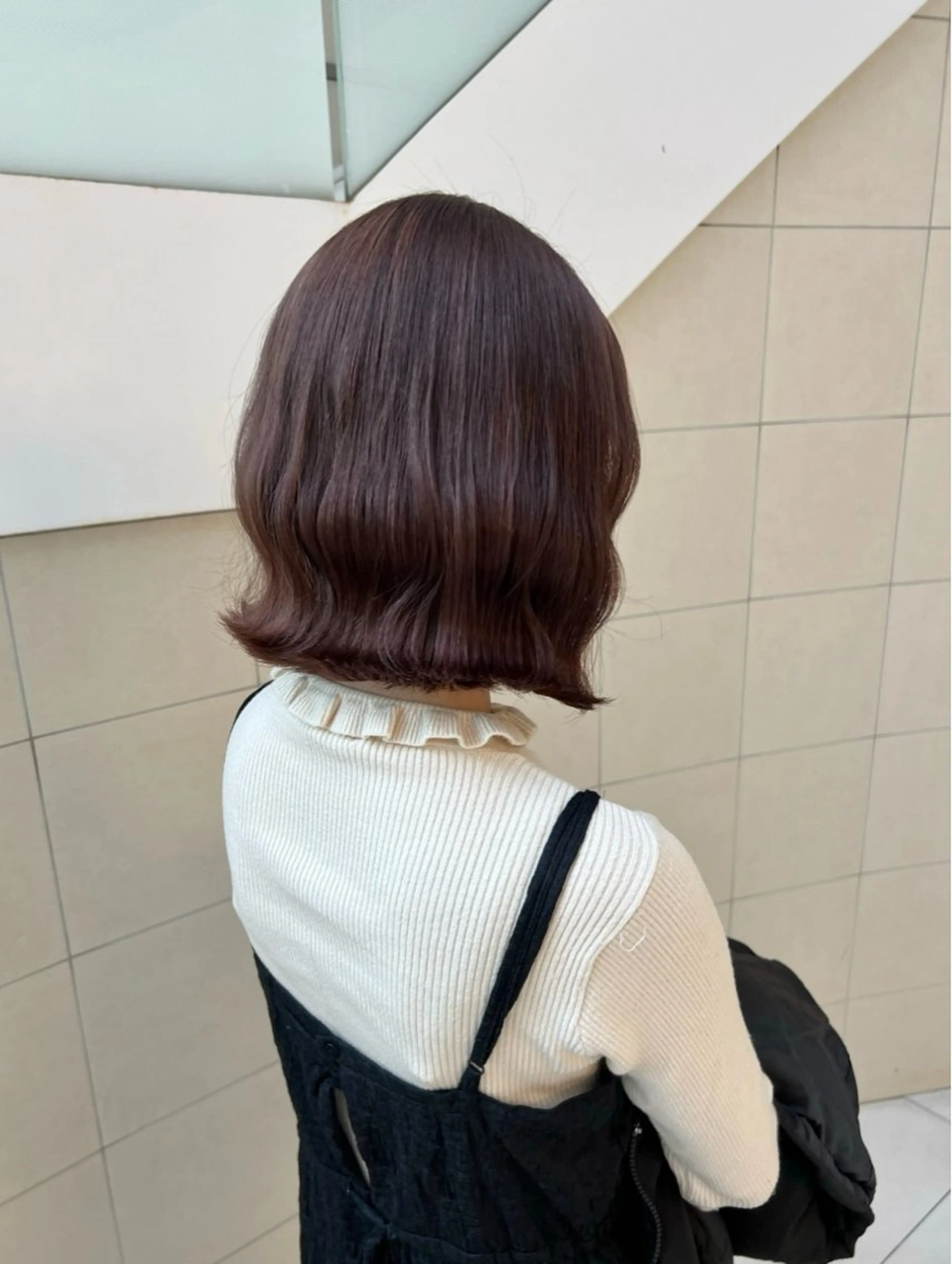 ミディアム 【韓国艶カラー🎀】 添田 菜摘のヘアスタイル