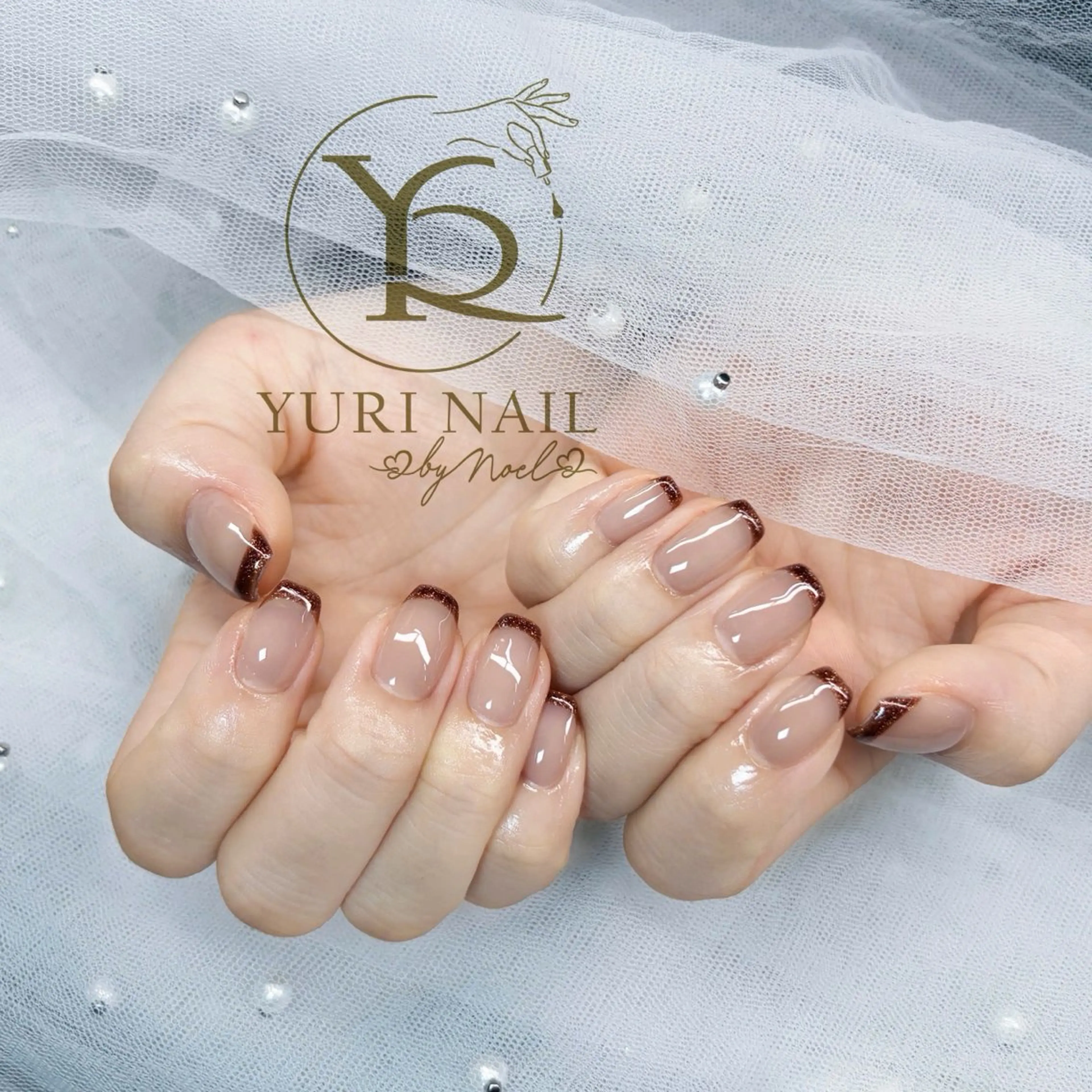 ネイル チークネイル フットネイル グラデーション 韓国ネイル 持ち込み Kawaii Nail Salon所属・YURI NAIL NARITAのネイルデザイン