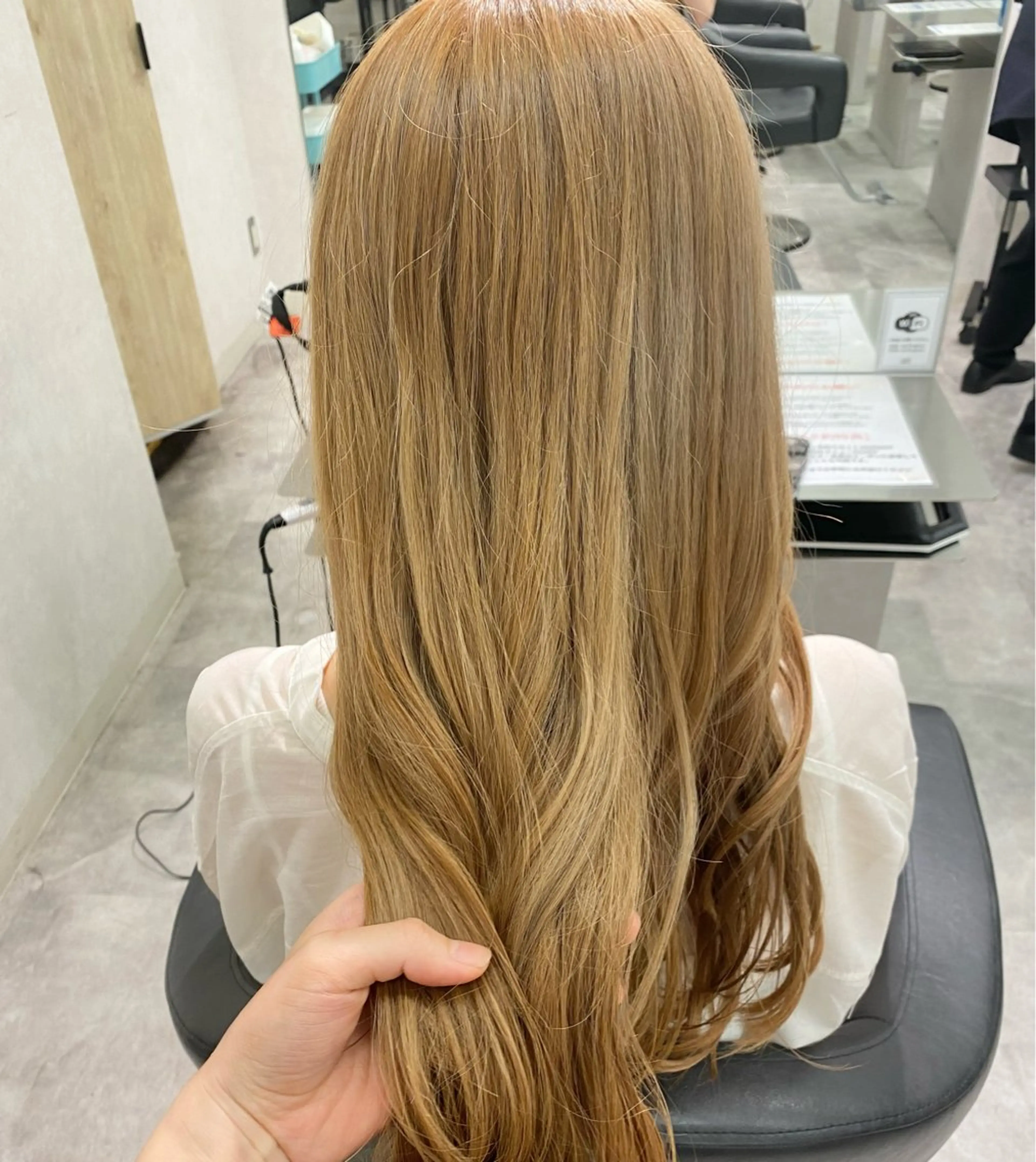 《ケアブリーチダブルカラー🫧》ケアブリーチ込みダブルカラー＋2stepトリートメント♡の写真