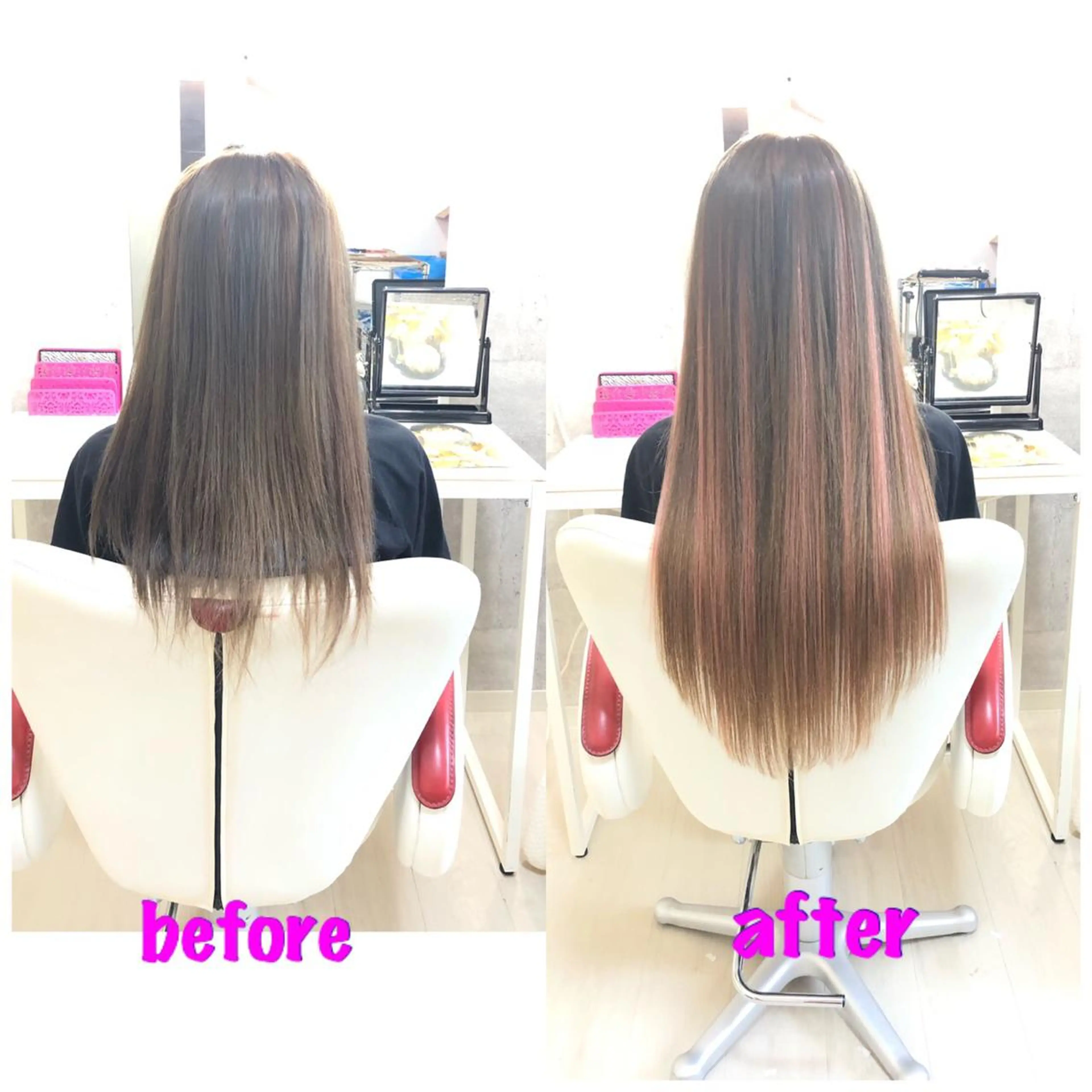 ロング エクステ ドレスアップ心斎橋店所属・🌸ドレスアップ 心斎橋店🌸のヘアスタイル