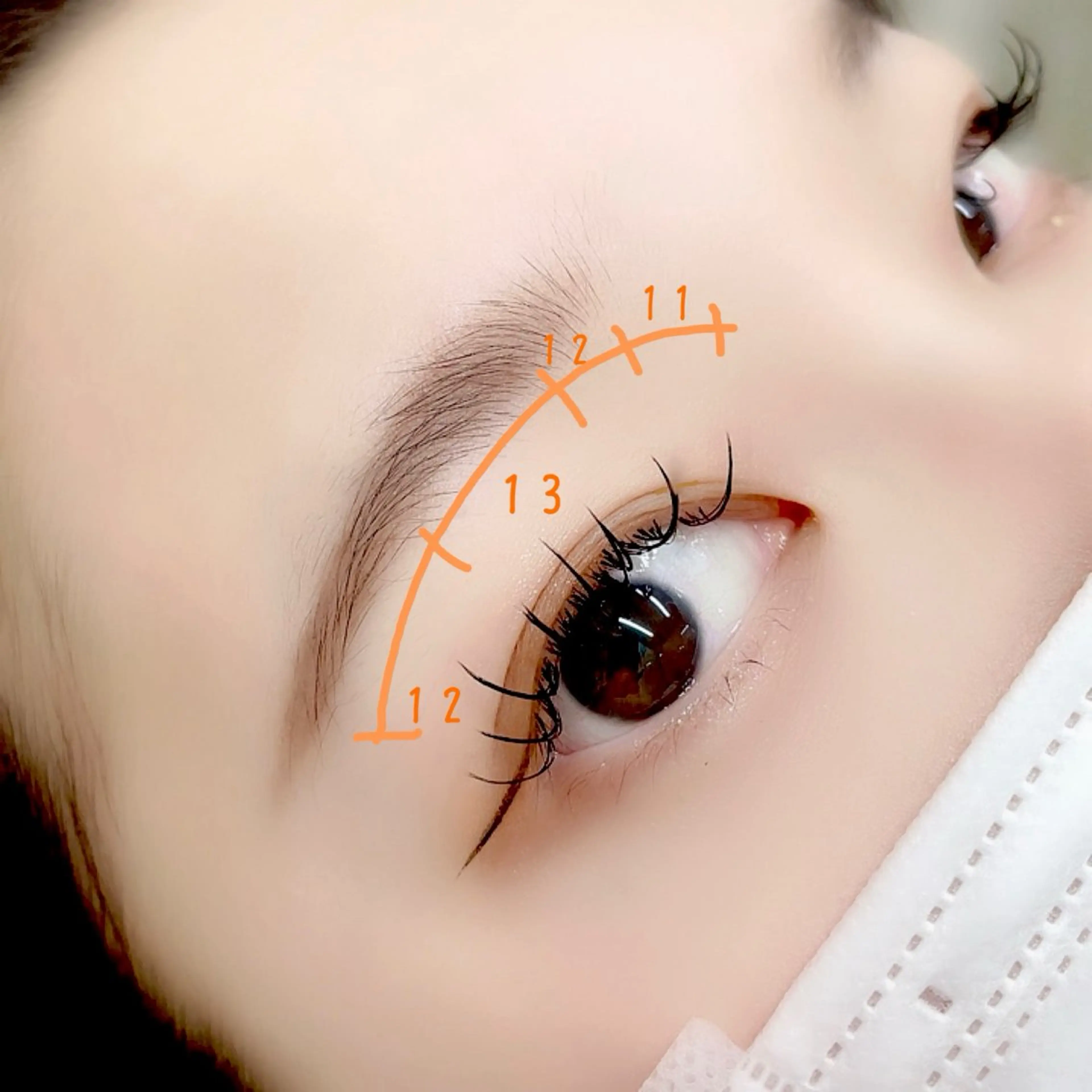 マツエク・マツパ 束感まつ毛 Dカール フラットラッシュ セクシー Morganite 🦋 ÿui 🦋のマツエク・マツパデザイン