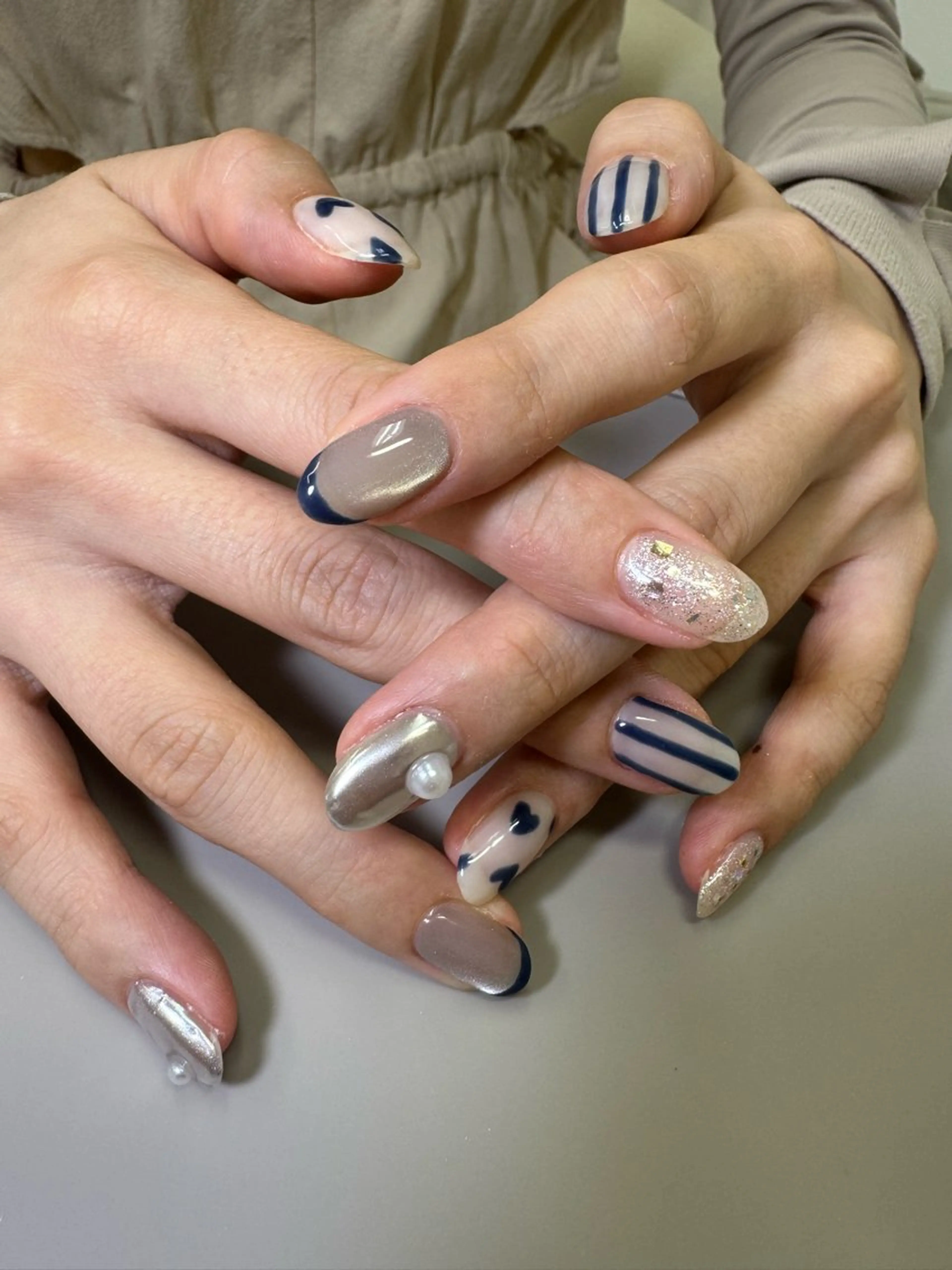 ネイル 持ち込み ハンドネイル foz.luce所属・新宿 HIKARIのネイルデザイン