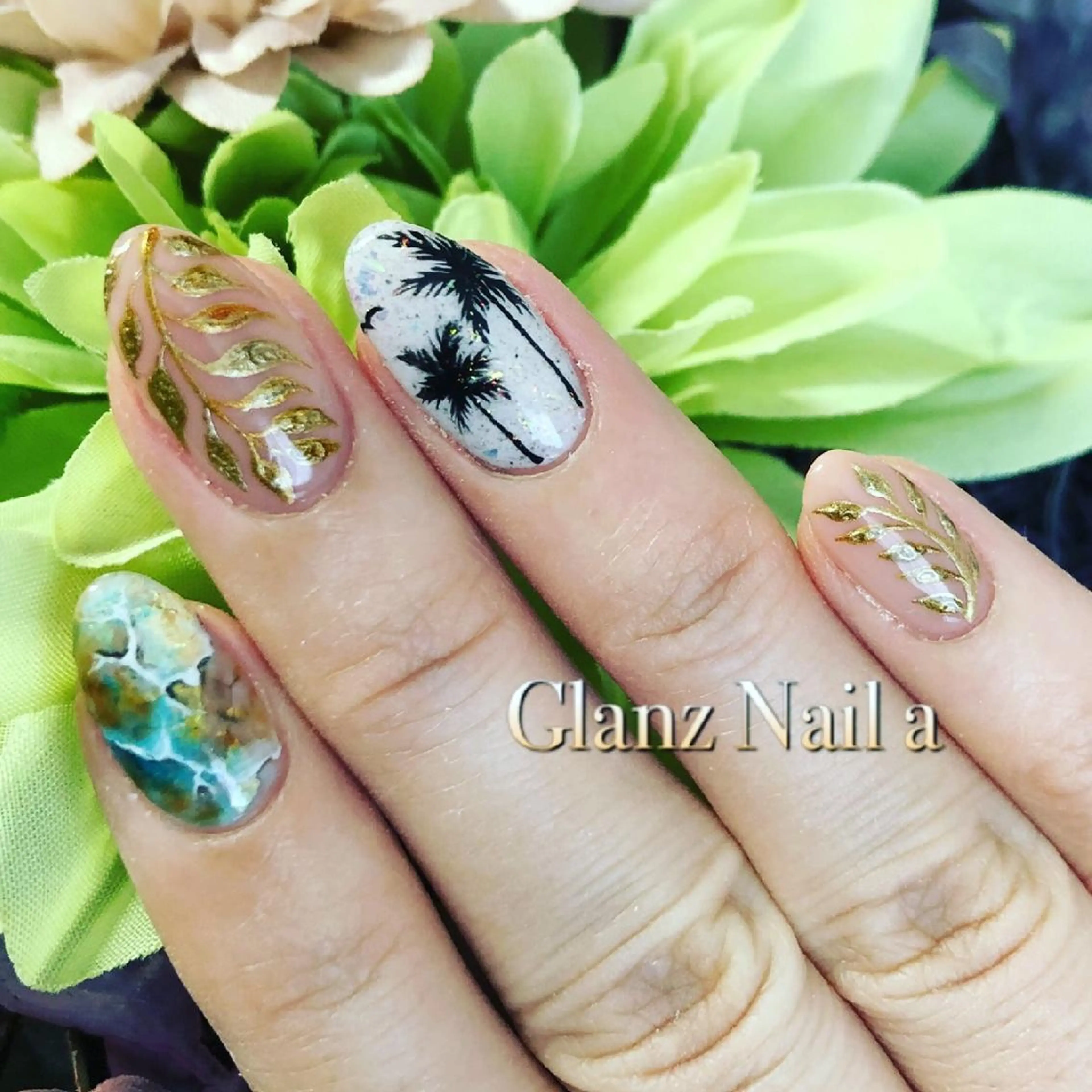 ネイル アートネイル Glanz  Nail aのネイルデザイン