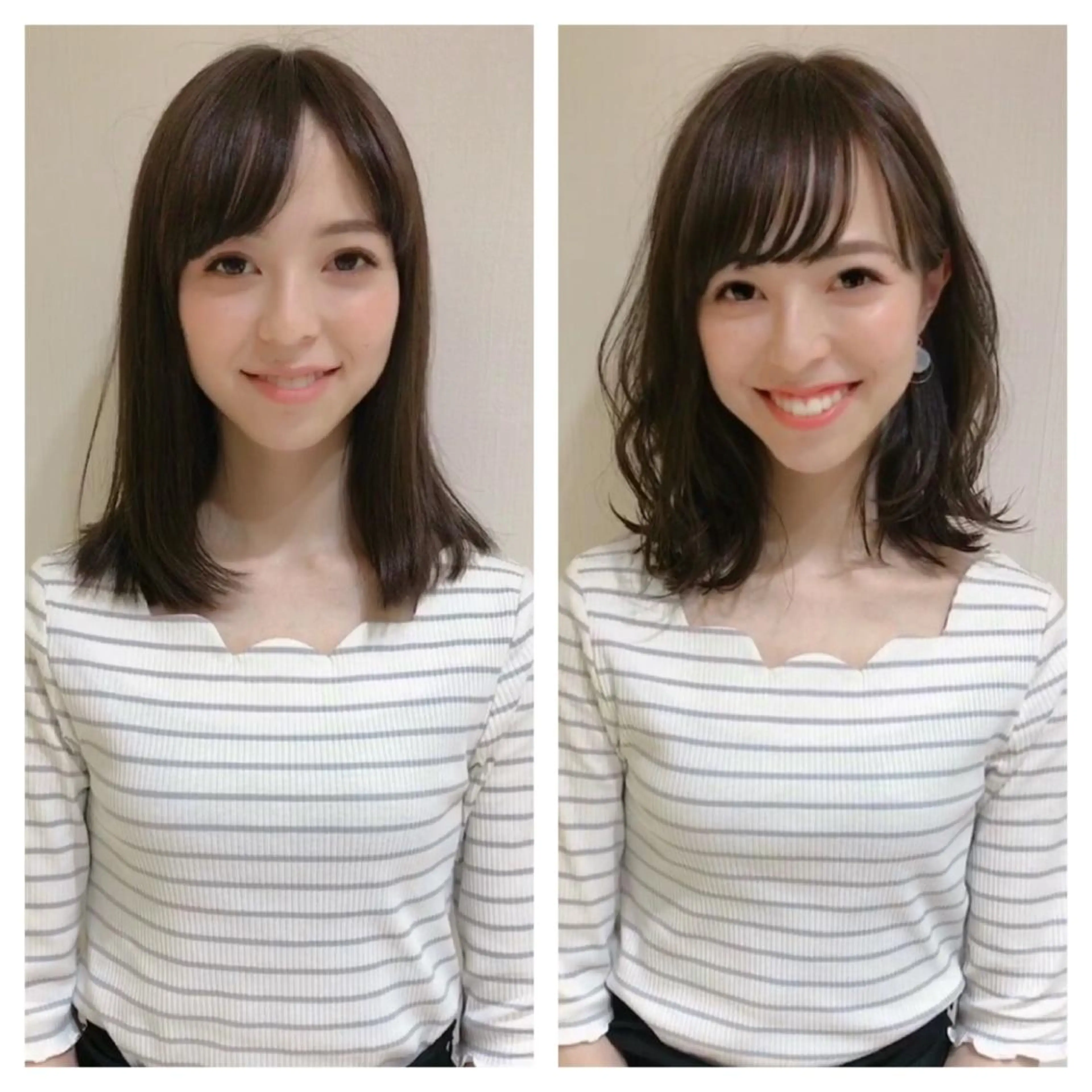 ミディアム カラー カット ヘアカラー トリートメント 高橋 昭雄のヘアスタイル