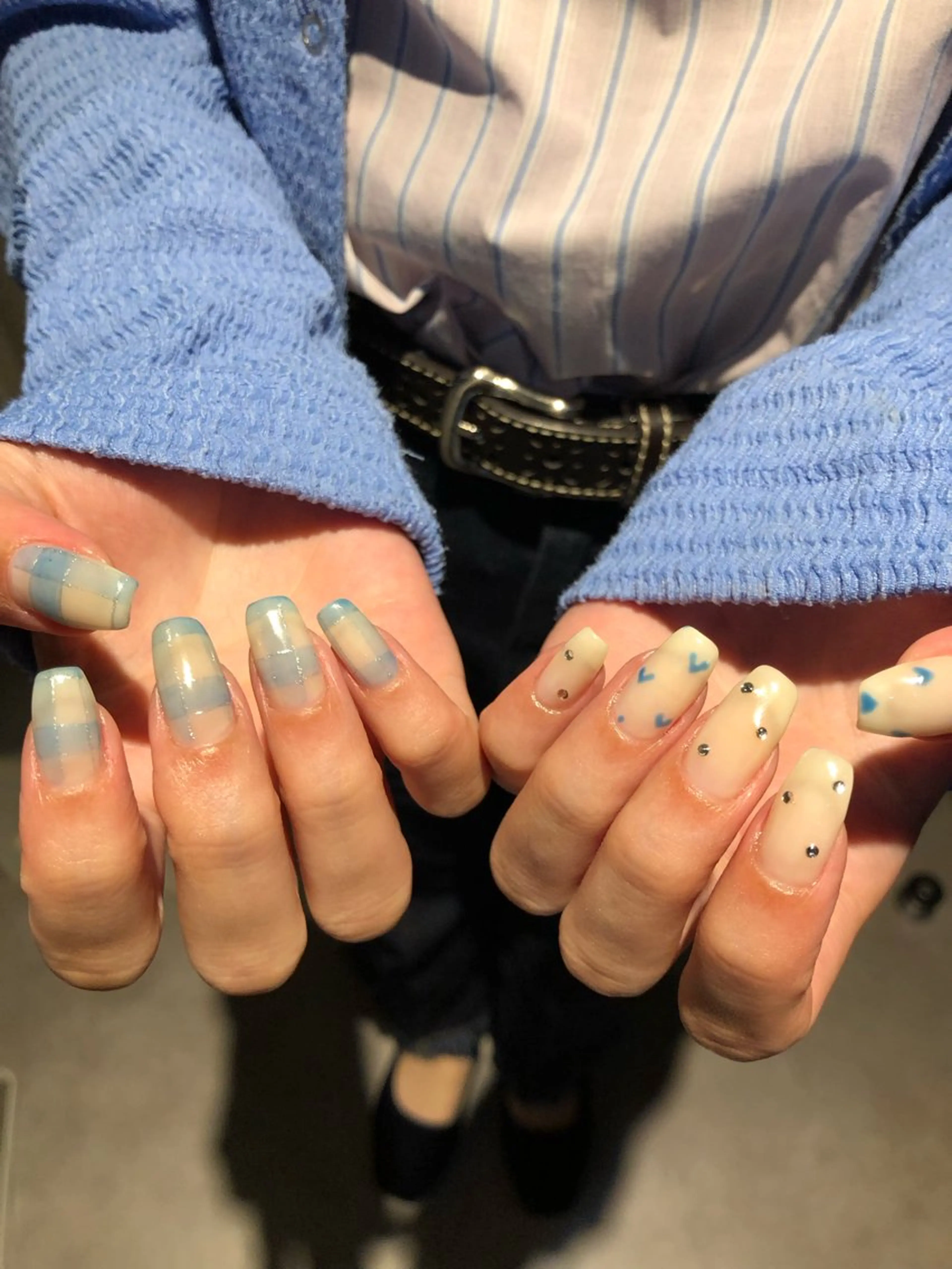 ネイル ハート キラキラネイル ハンドネイル muhl by DILL所属・. wakanaのネイルデザイン