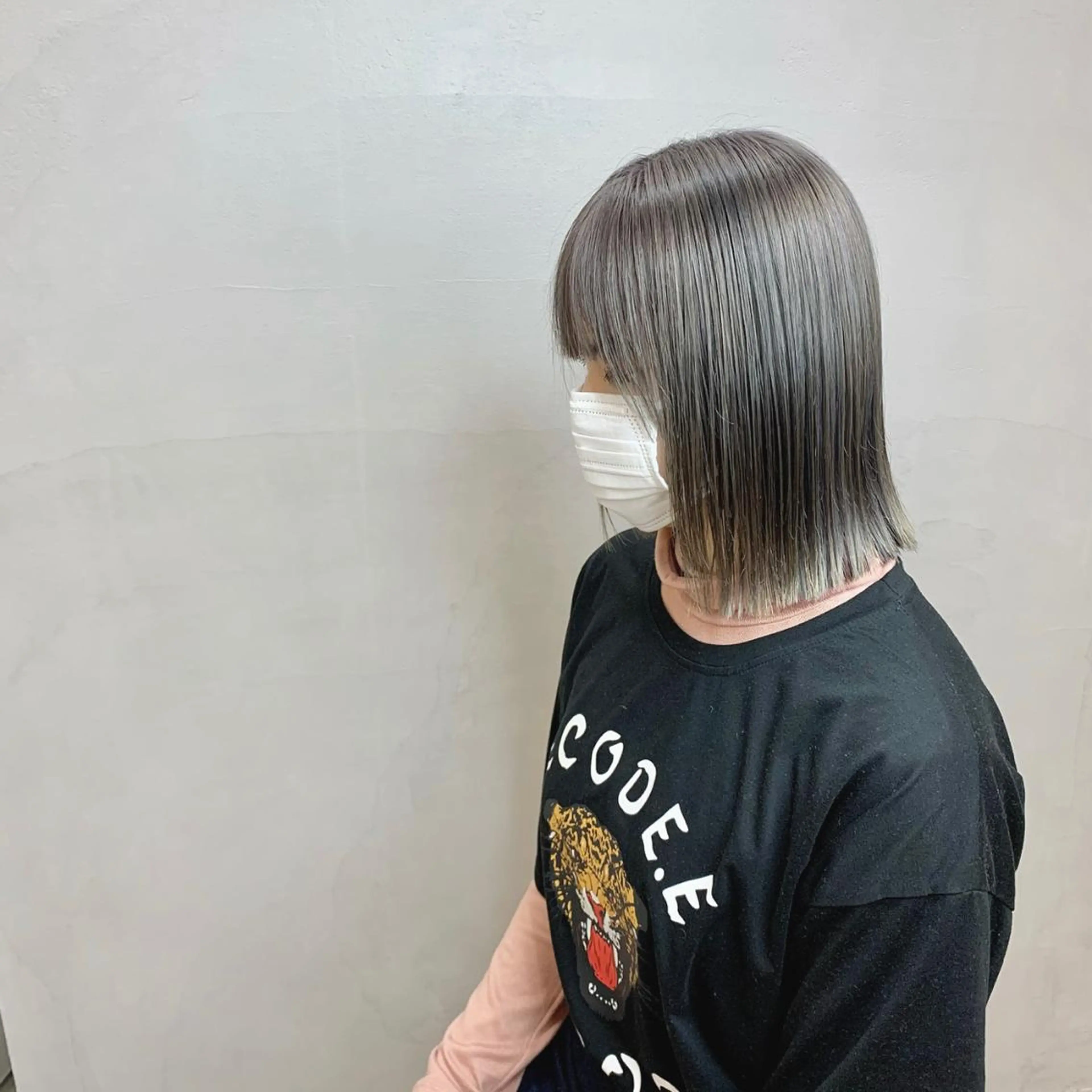 ショート カラー ヘアアレンジ Stir Maison 大宮所属・ryuma/ボブ /透明感カラーのヘアスタイル