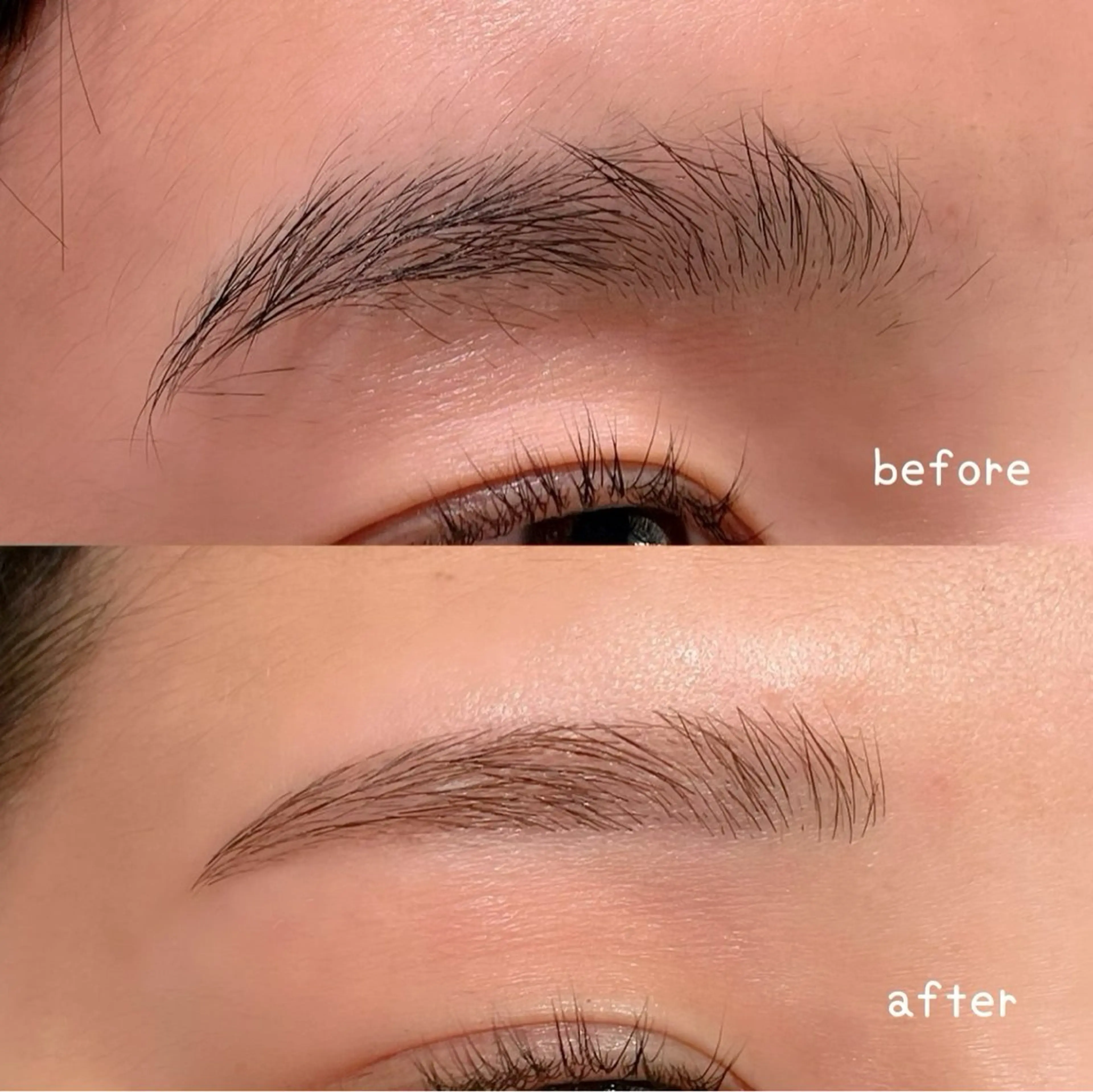 アイブロウ 眉カラー 眉毛ワックス脱毛 西島 雪輝のマツエク・マツパデザイン