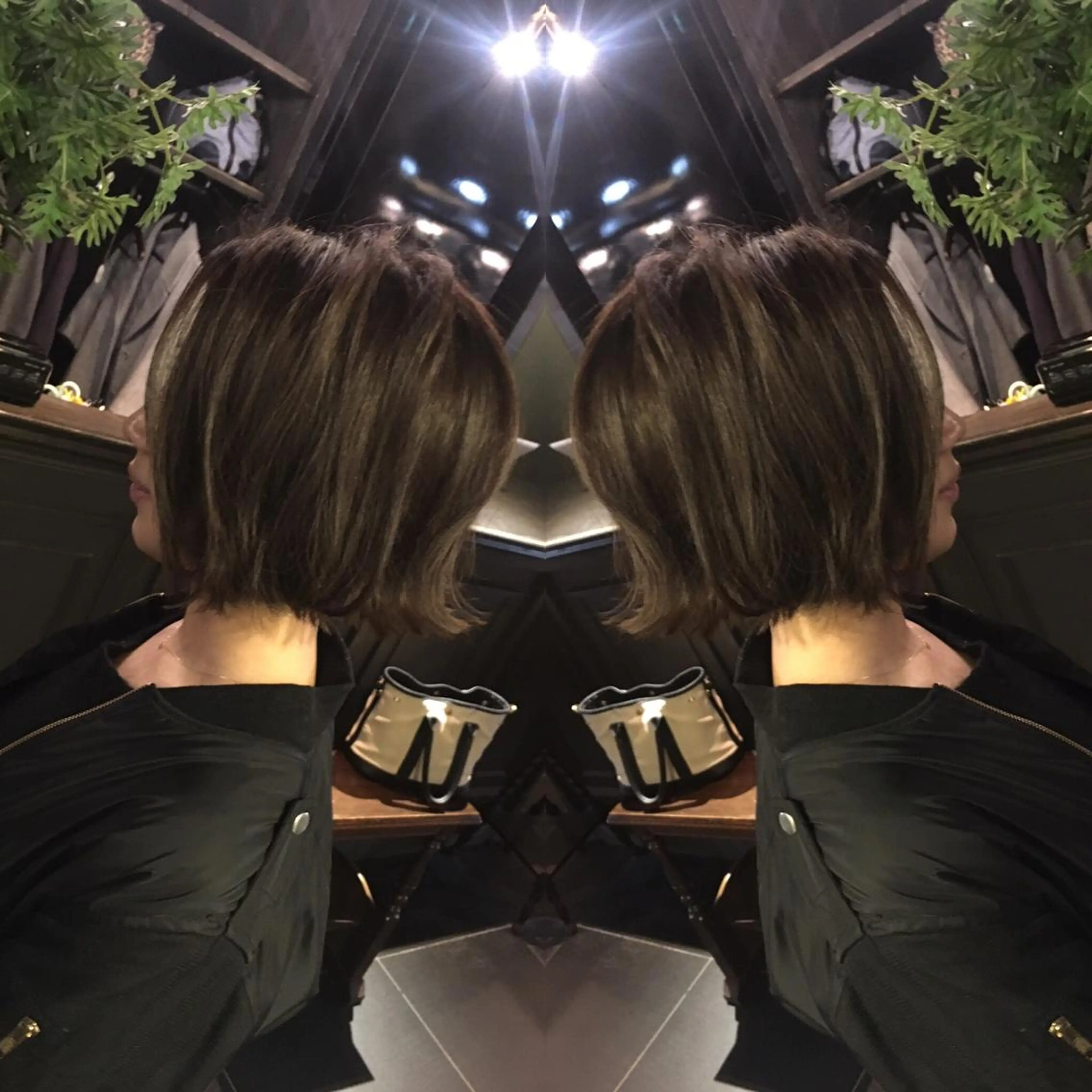 ショート カラー ボブ 吉本 yoshimotoのヘアスタイル