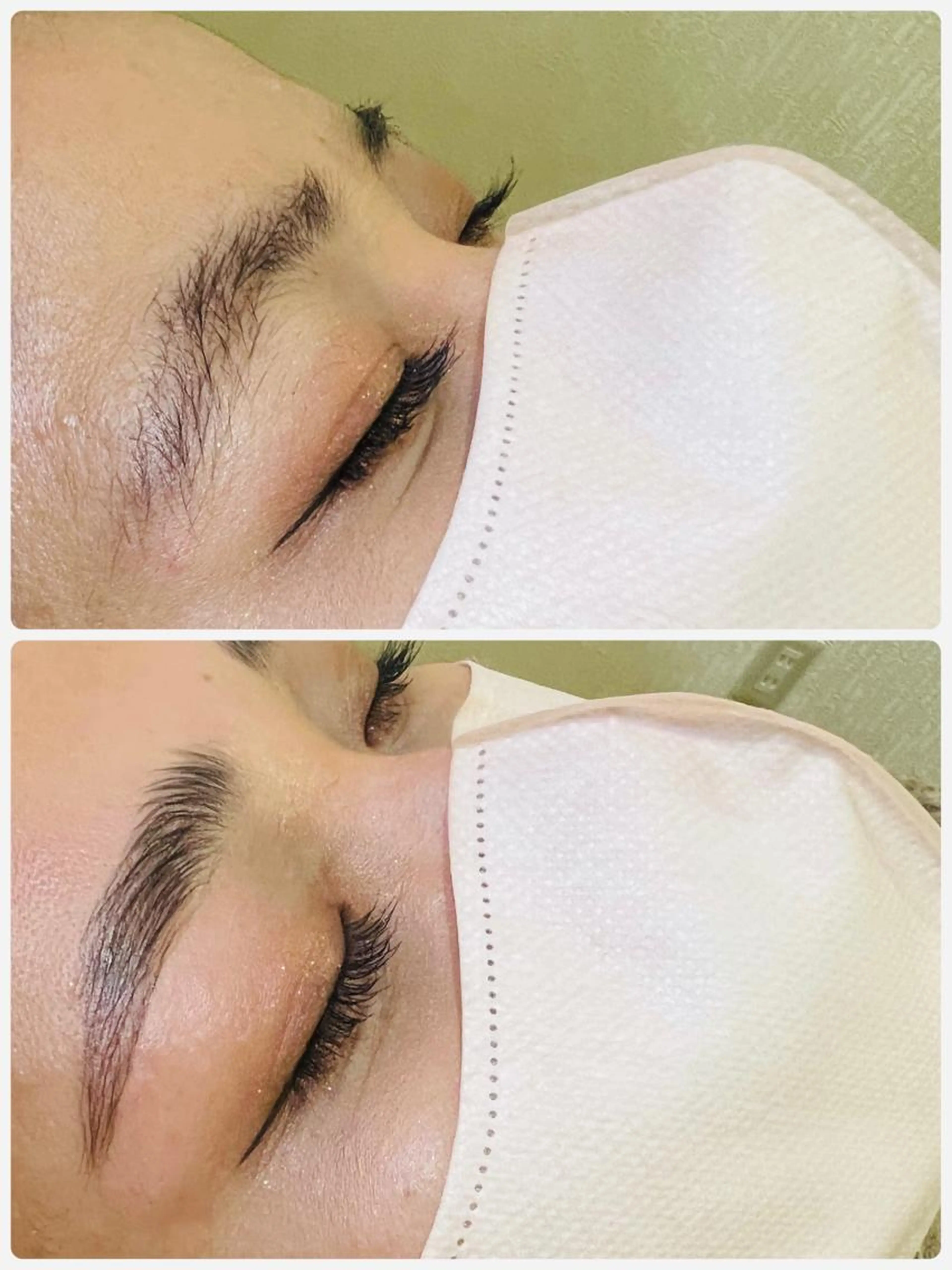 【お手入れ楽ちん✨】アイブロウパーマ  ワックス脱毛込 ¥7000→¥5000の写真