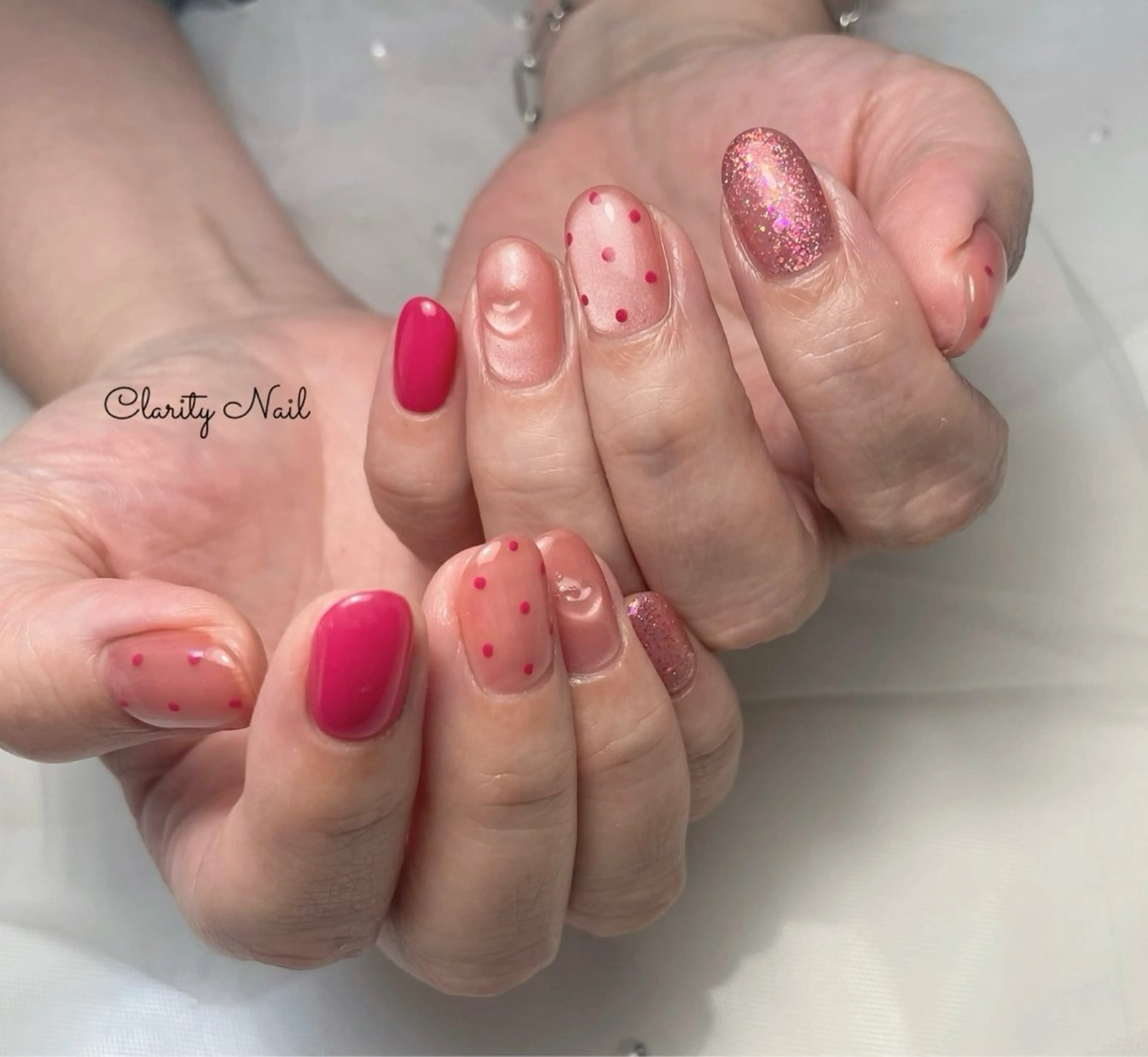 ネイル アートネイル 持ち込み ハンドネイル Clarity Nailのネイルデザイン