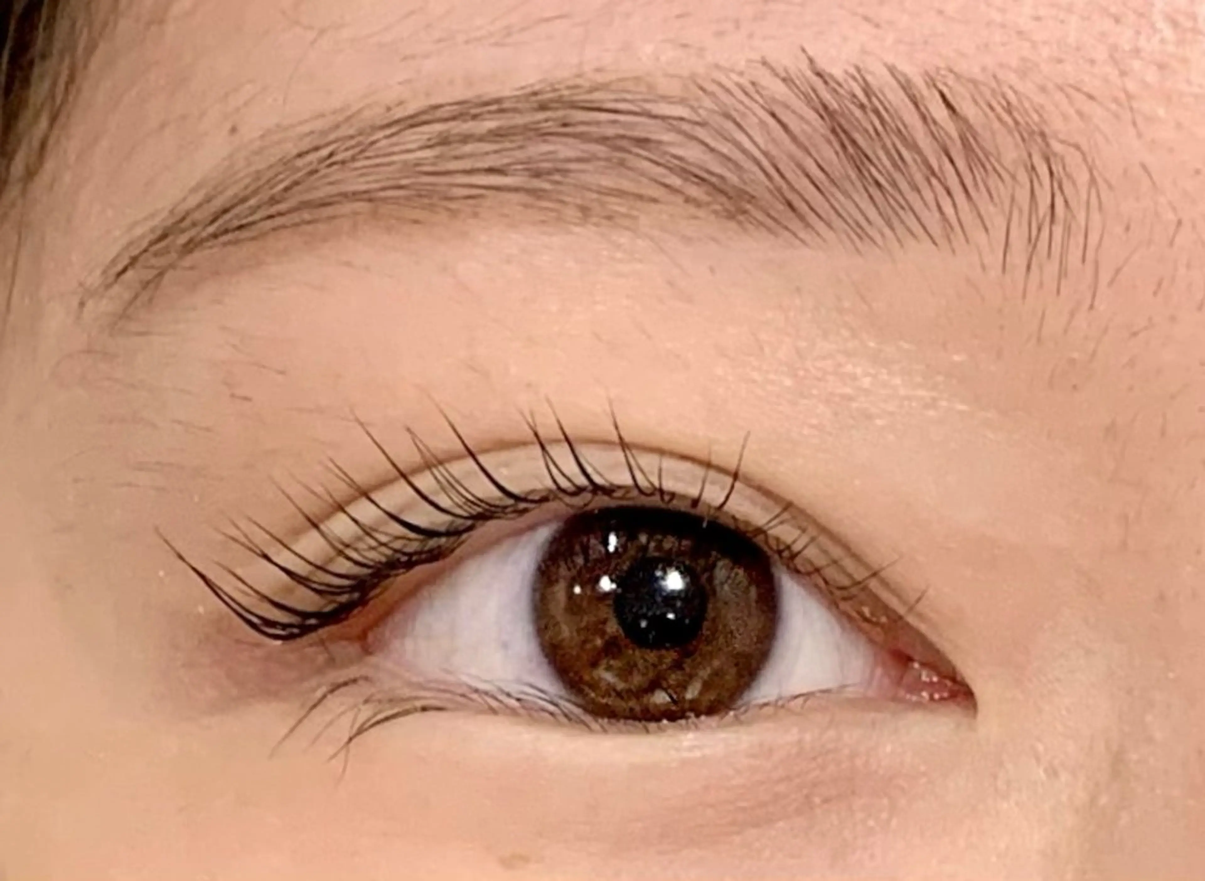 マツエク・マツパ ナチュラル 一重×まつ毛パーマ アッパーリフトカール レイフィールド江南店所属・RAY EYE 稲垣のマツエク・マツパデザイン