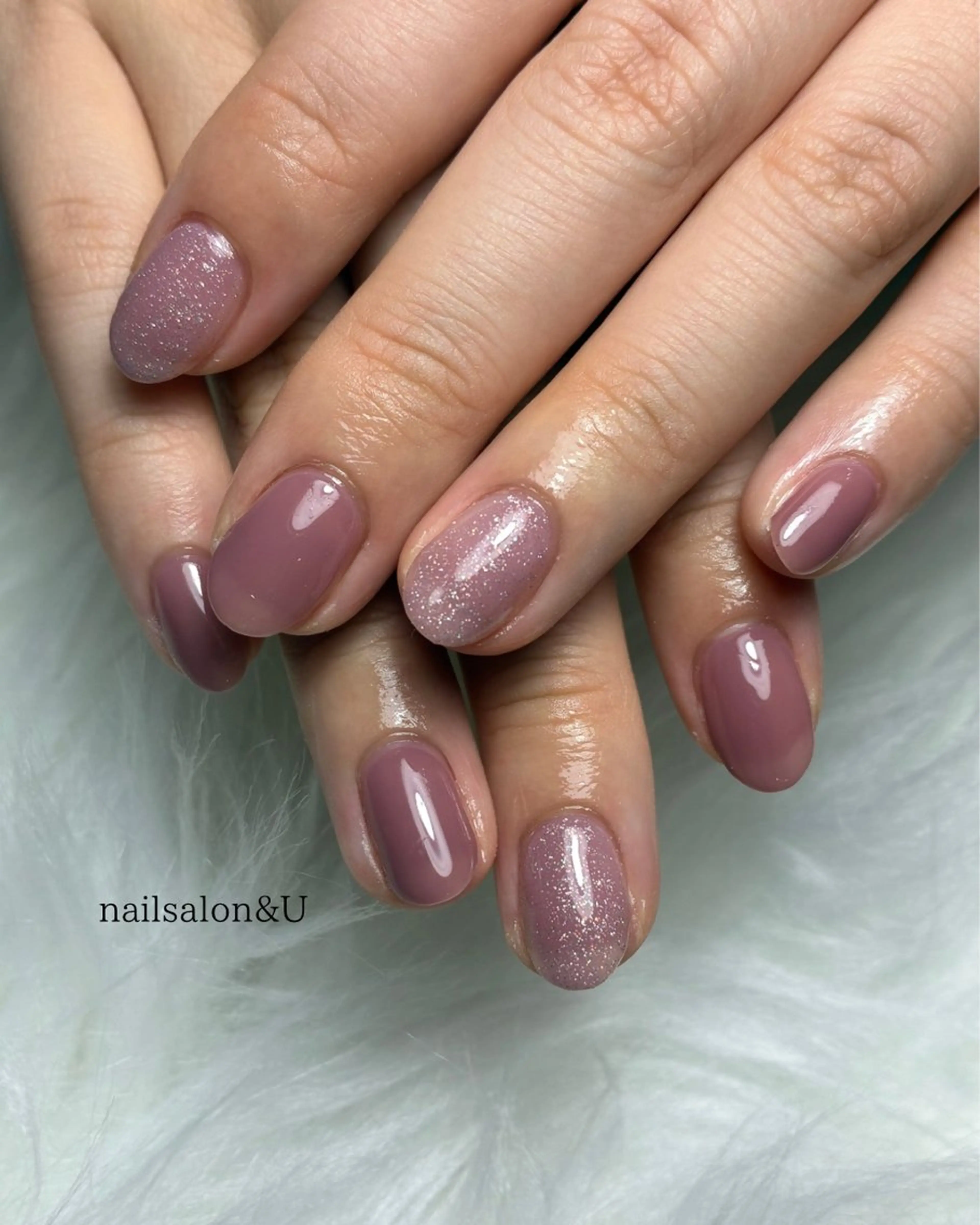 ショート ハンドネイル nailsalon&U新松戸店所属・erina 新松戸のネイルデザイン