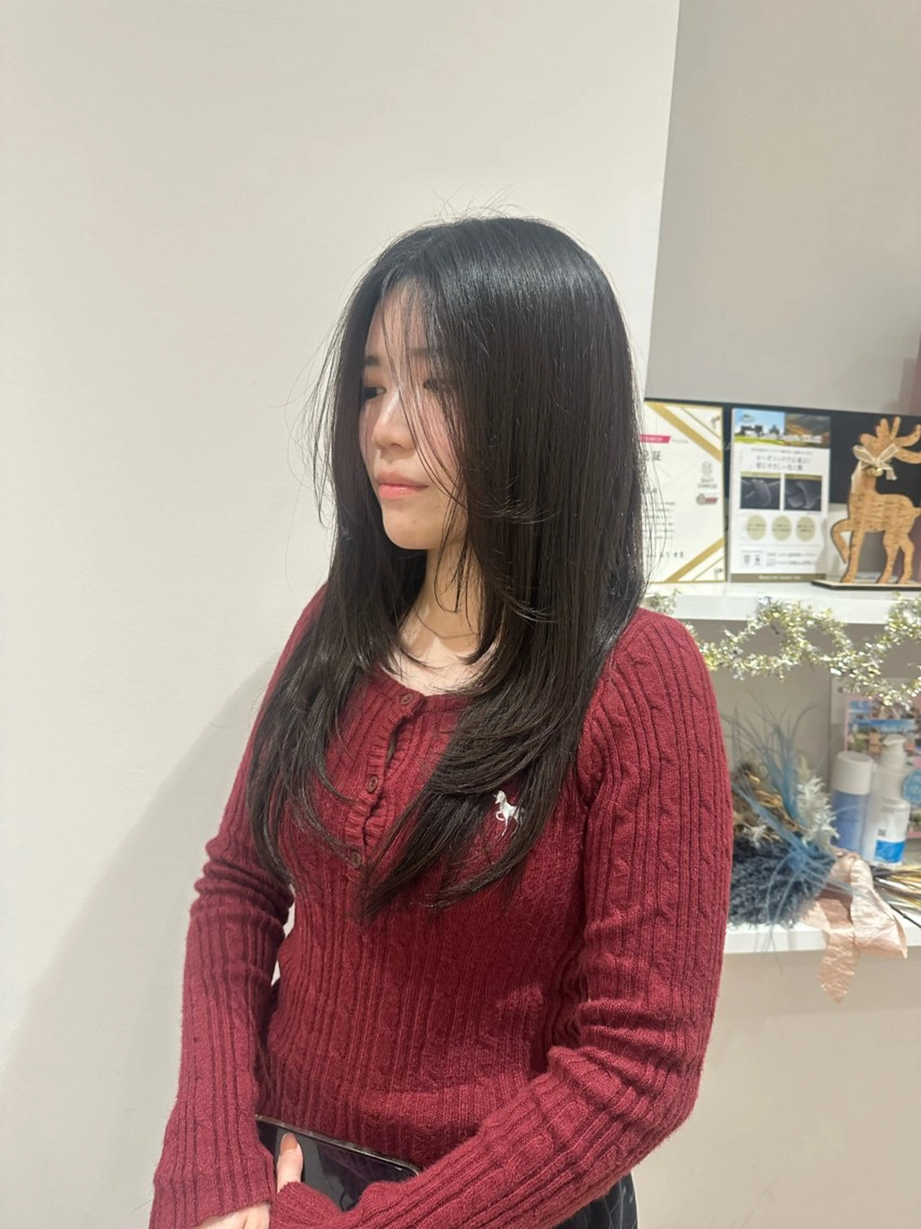 ロング ロジェブルー 川合【和泉中央】のヘアスタイル