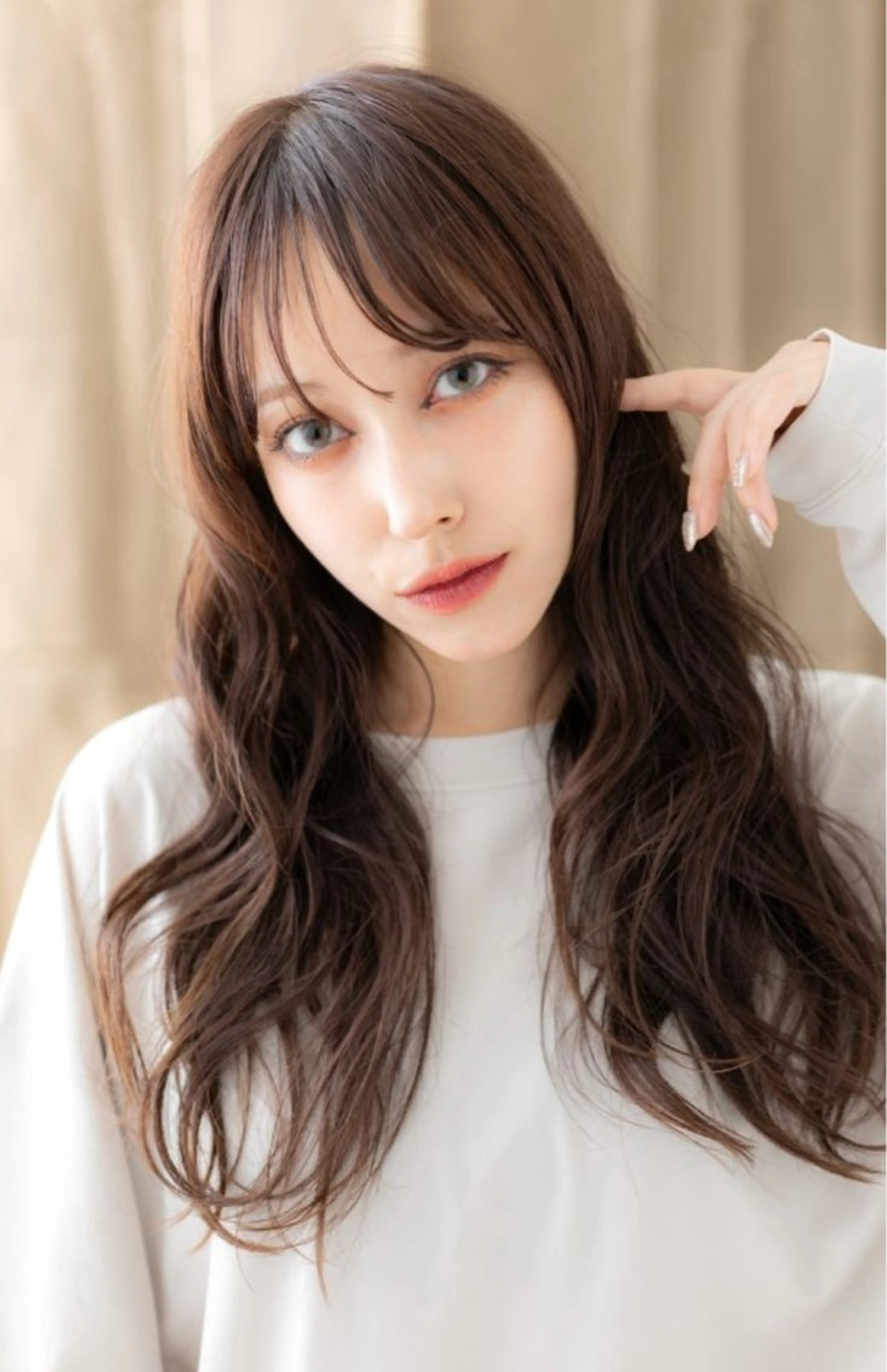 ロング パーマ カット パーマ カバーヘアブリス上尾店所属・飯田 萌友のヘアスタイル