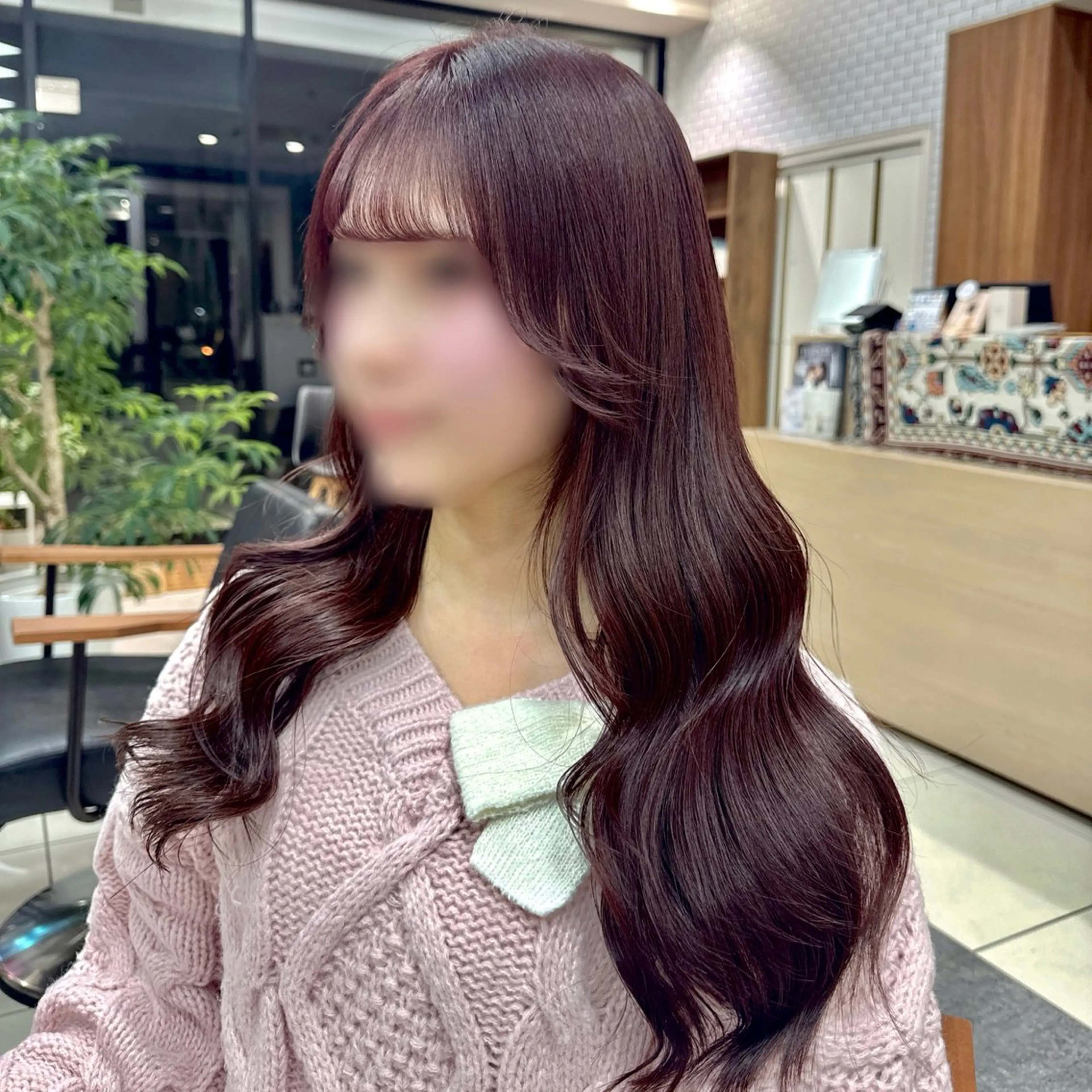 ロング カラー ヘアカラー トリートメント ブリーチ/レイヤー/ 透明感カラー/さくらのヘアスタイル