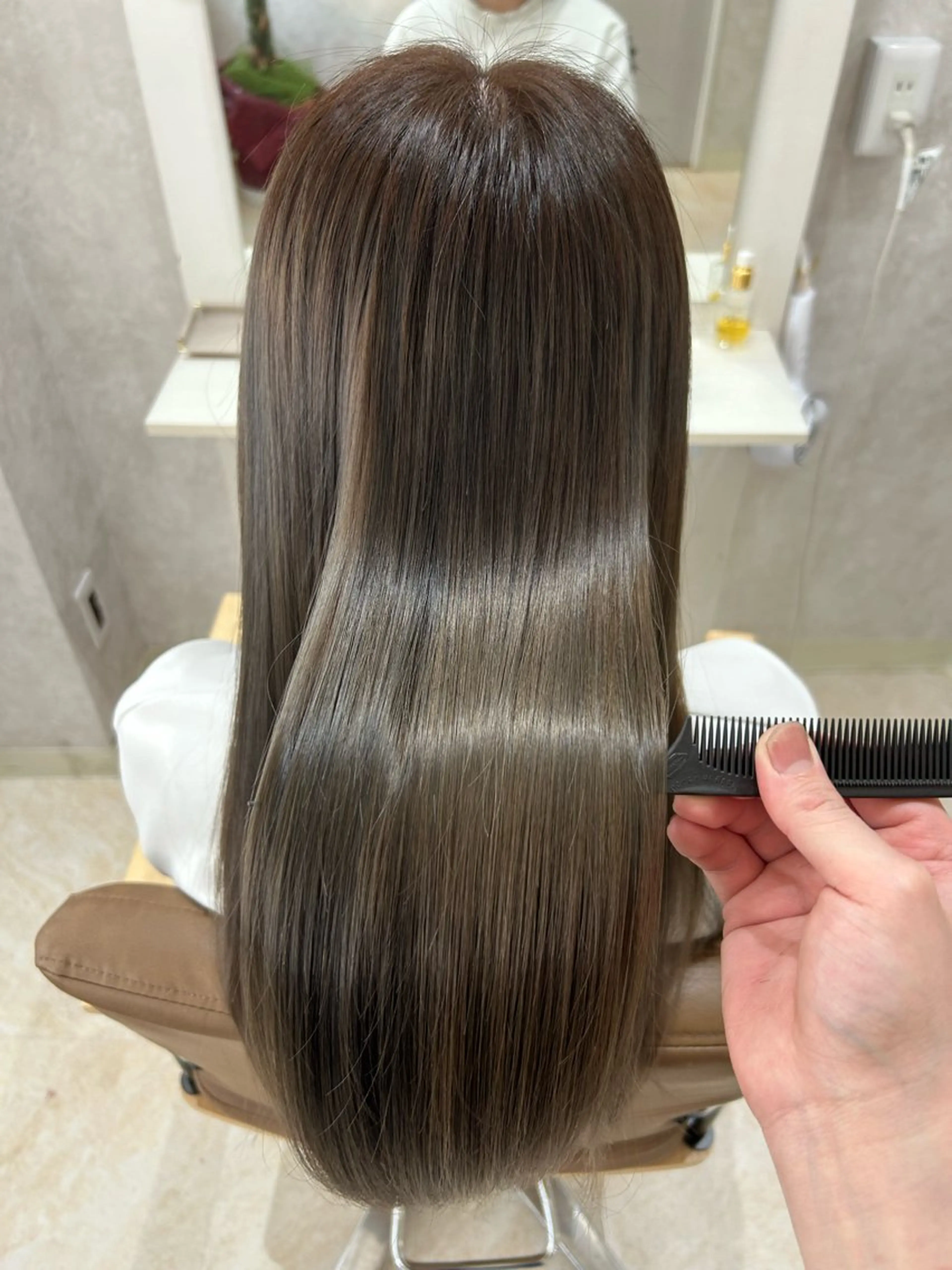 セミロング カラー トリートメント 💙まこと💙艶 カラー(Rico)のヘアスタイル