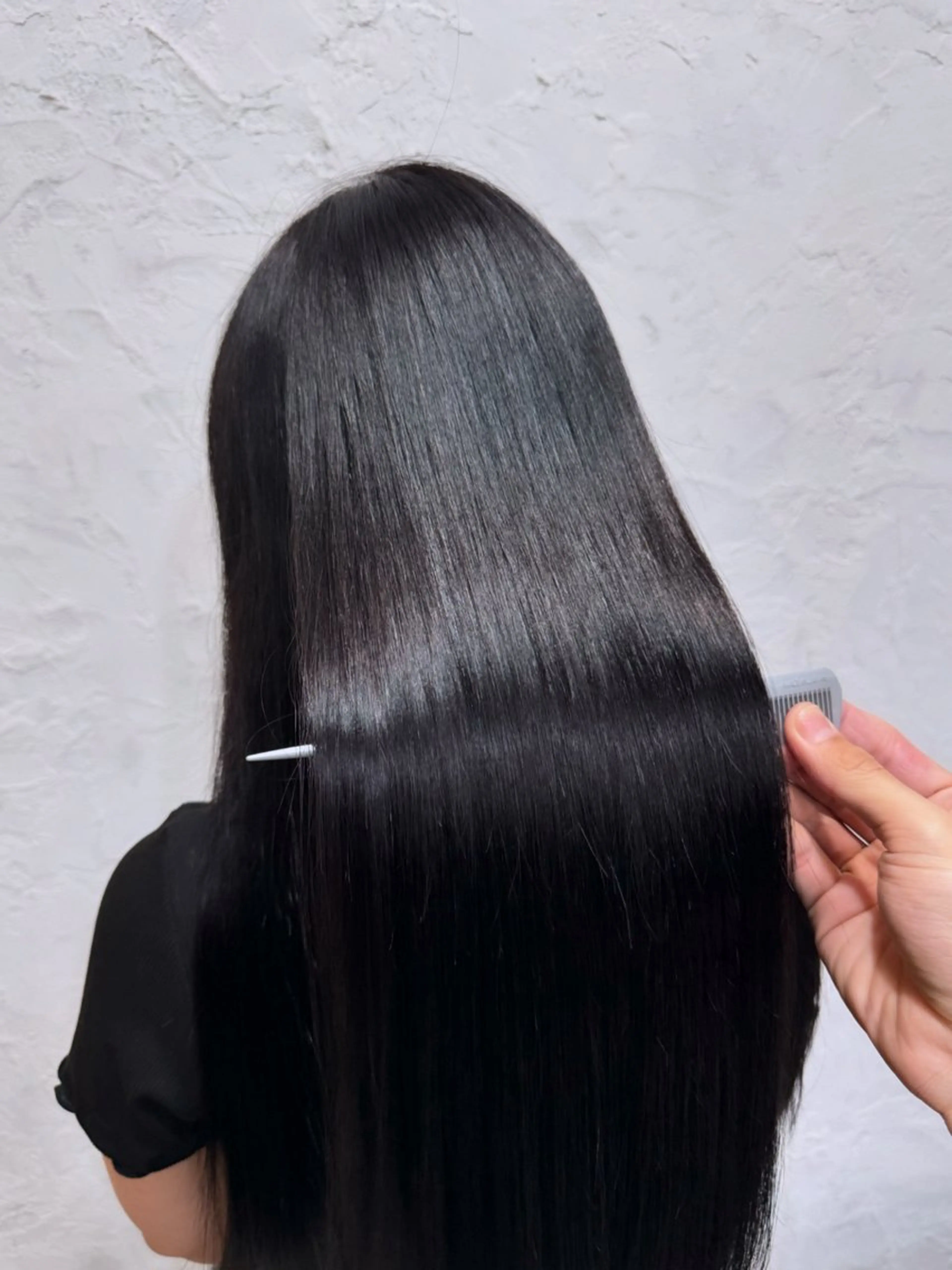 ロング アッシュ 髪質改善 ヘアカラー LUAU 尼崎/ ISOBEのヘアスタイル