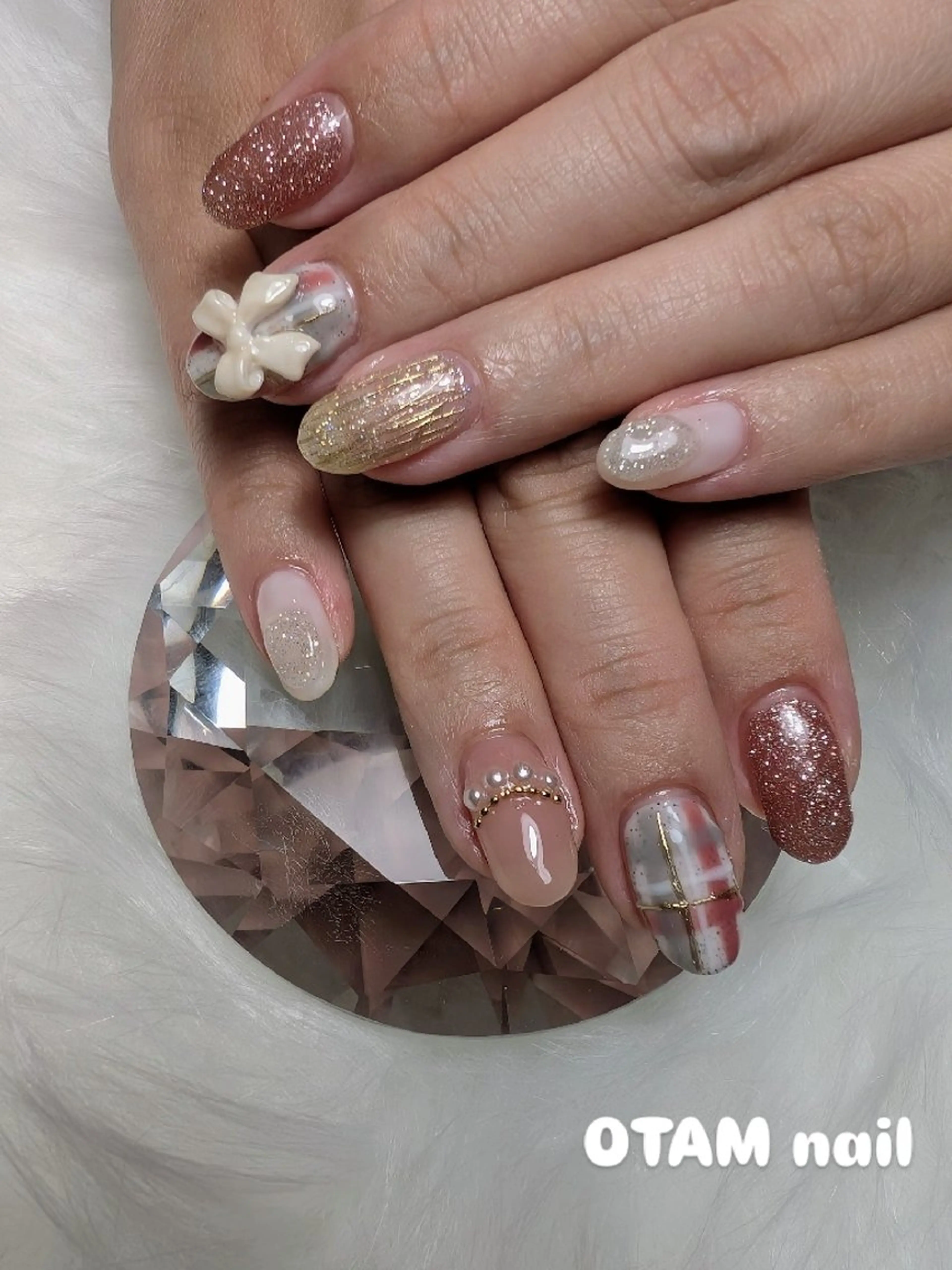 ネイル 持ち込み ハンドネイル OTAM  nailのネイルデザイン