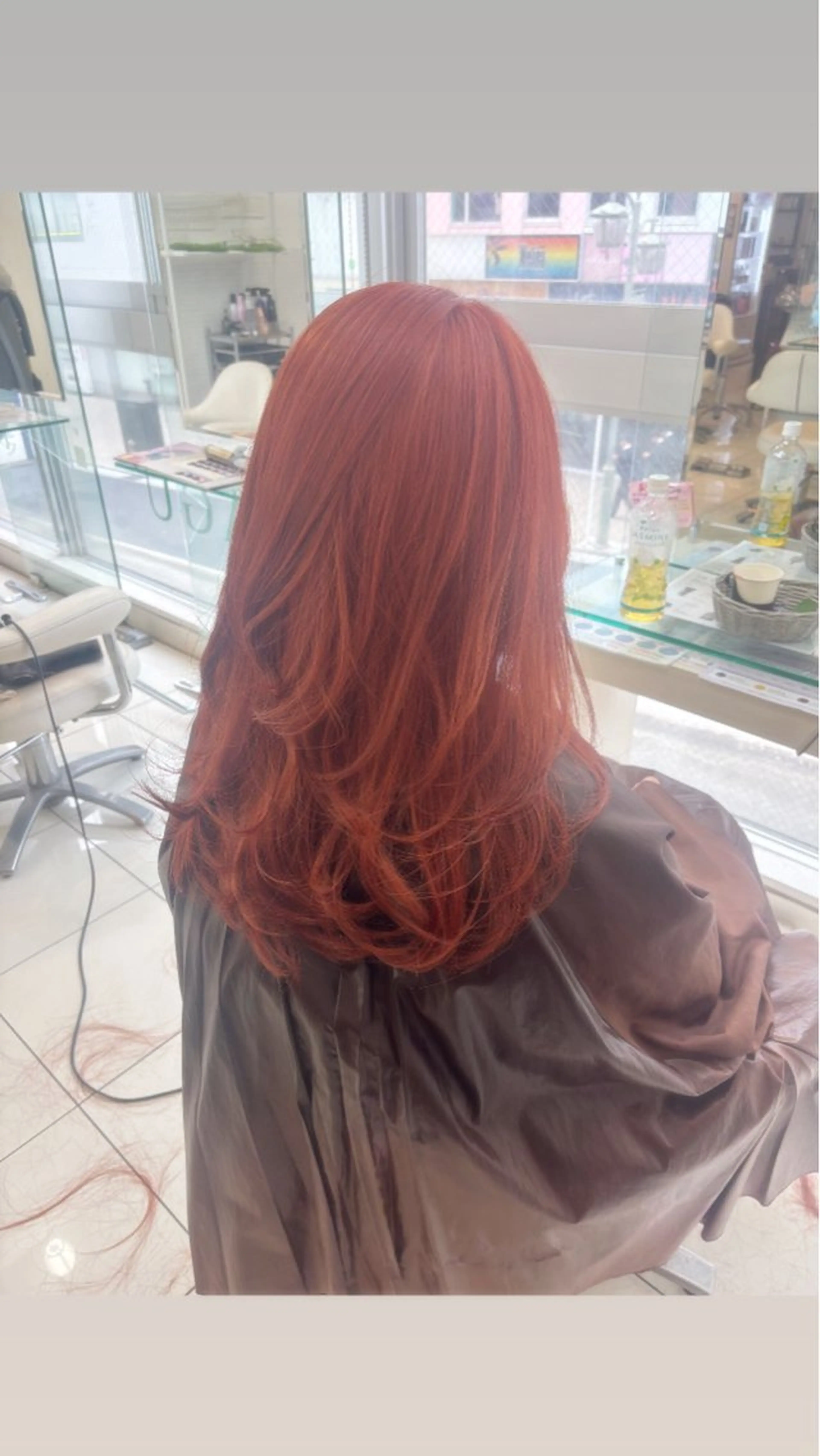 ロング ヘアカラー ブリーチ透明感カラー /レイヤー👗しずかのヘアスタイル