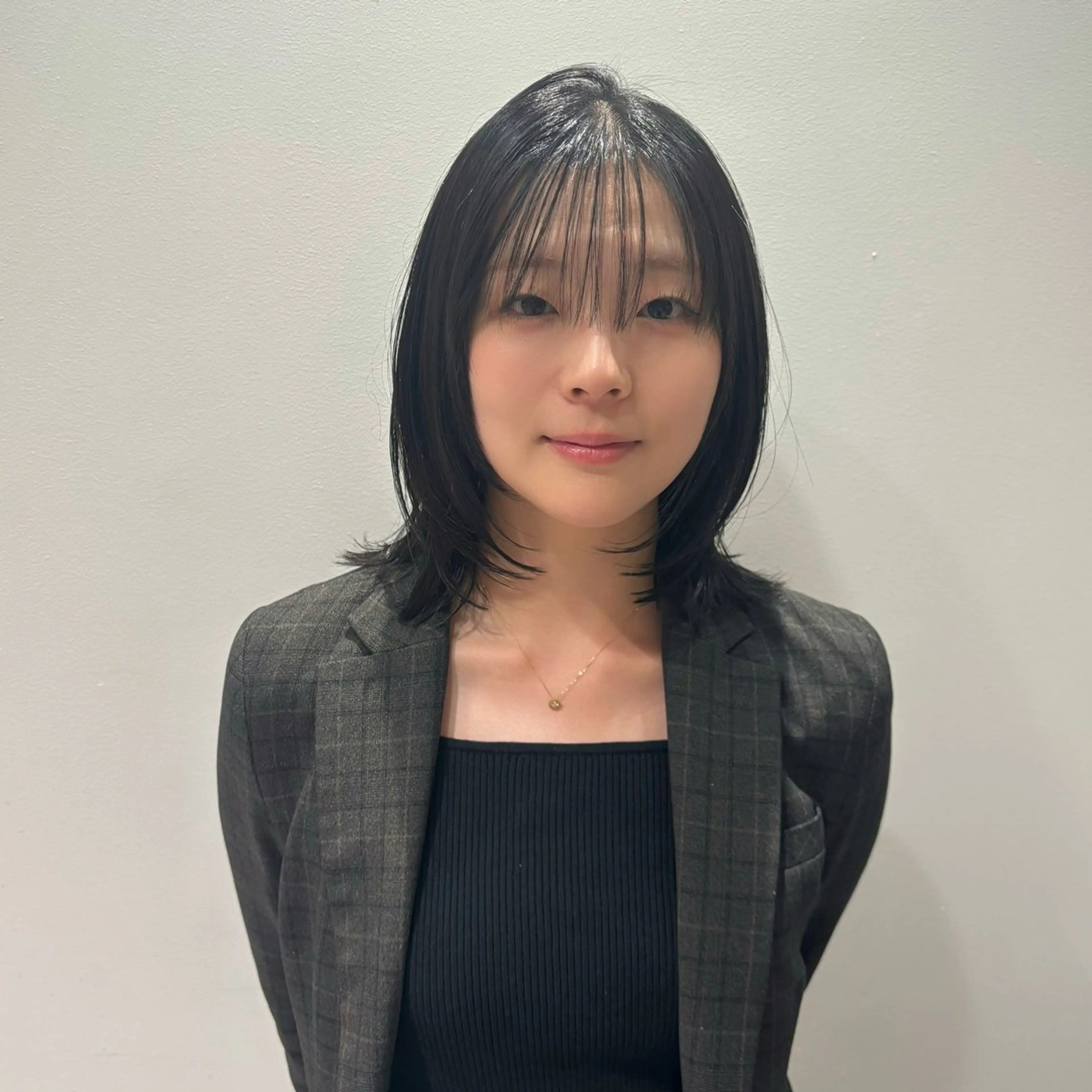 ミディアム カット hair &eye あおいのヘアスタイル