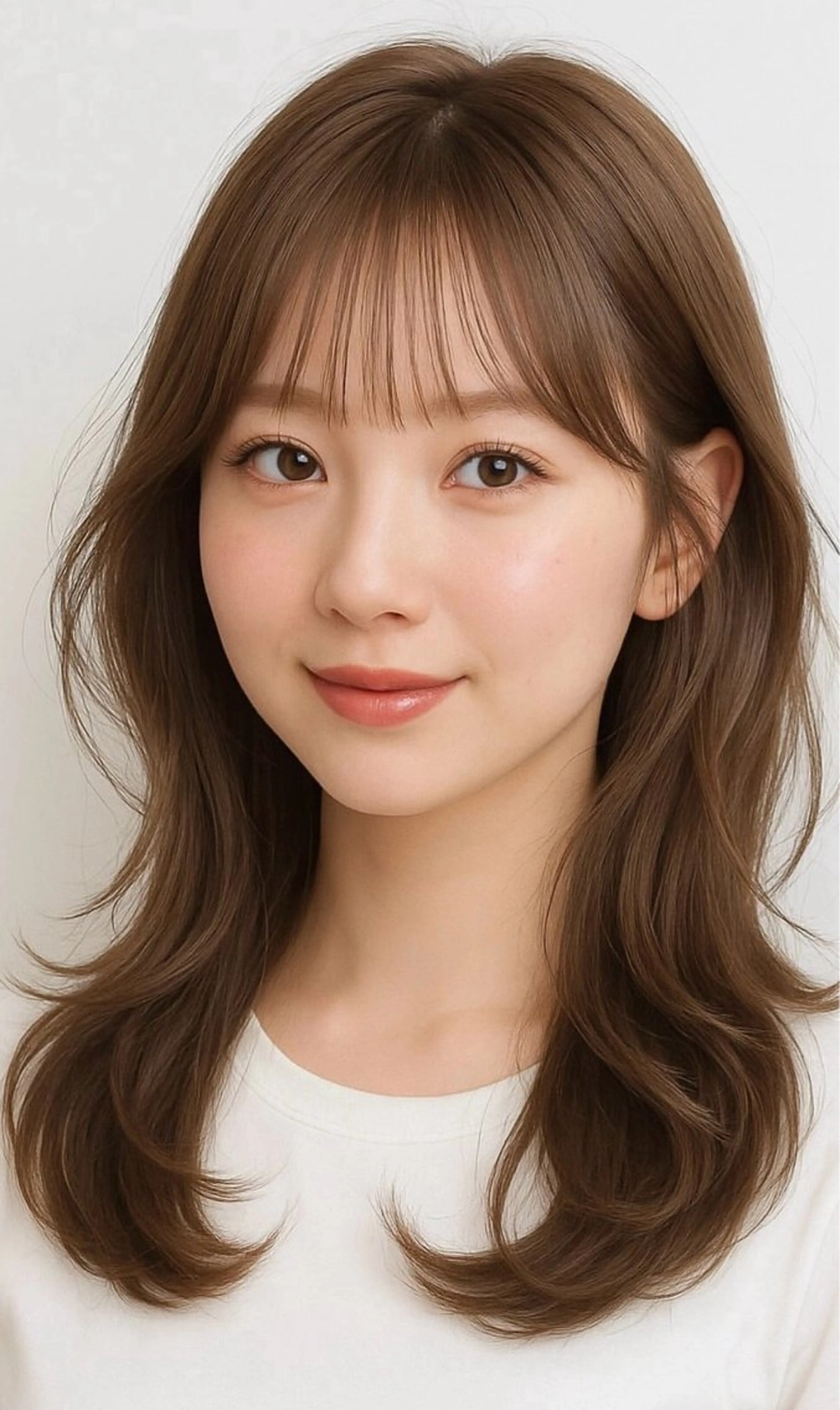 ミディアム hair&make EARTH新都心店所属・宮城 呂羽のヘアスタイル