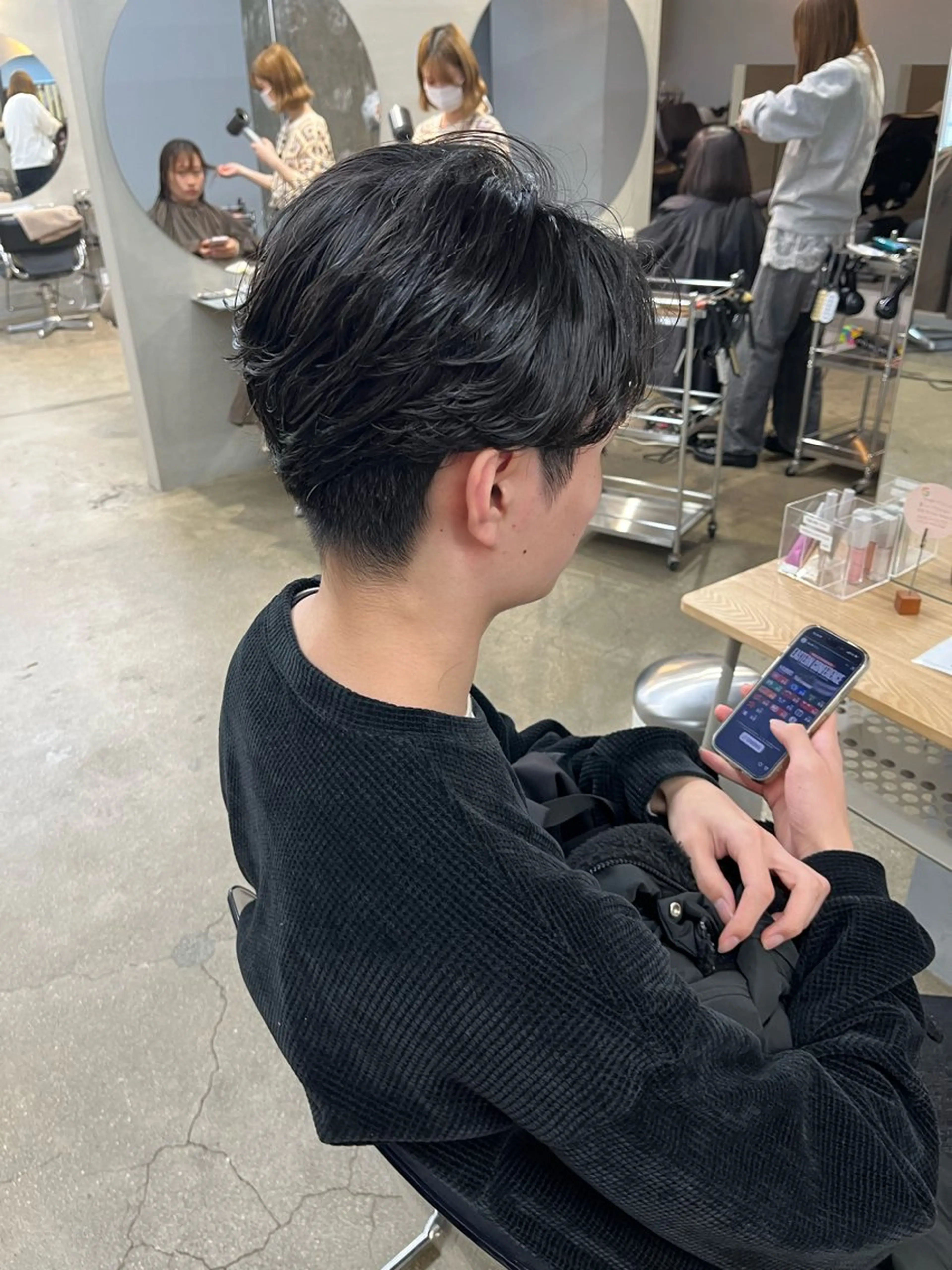 パーマ メンズ カット パーマ ノヤマ マナのヘアスタイル