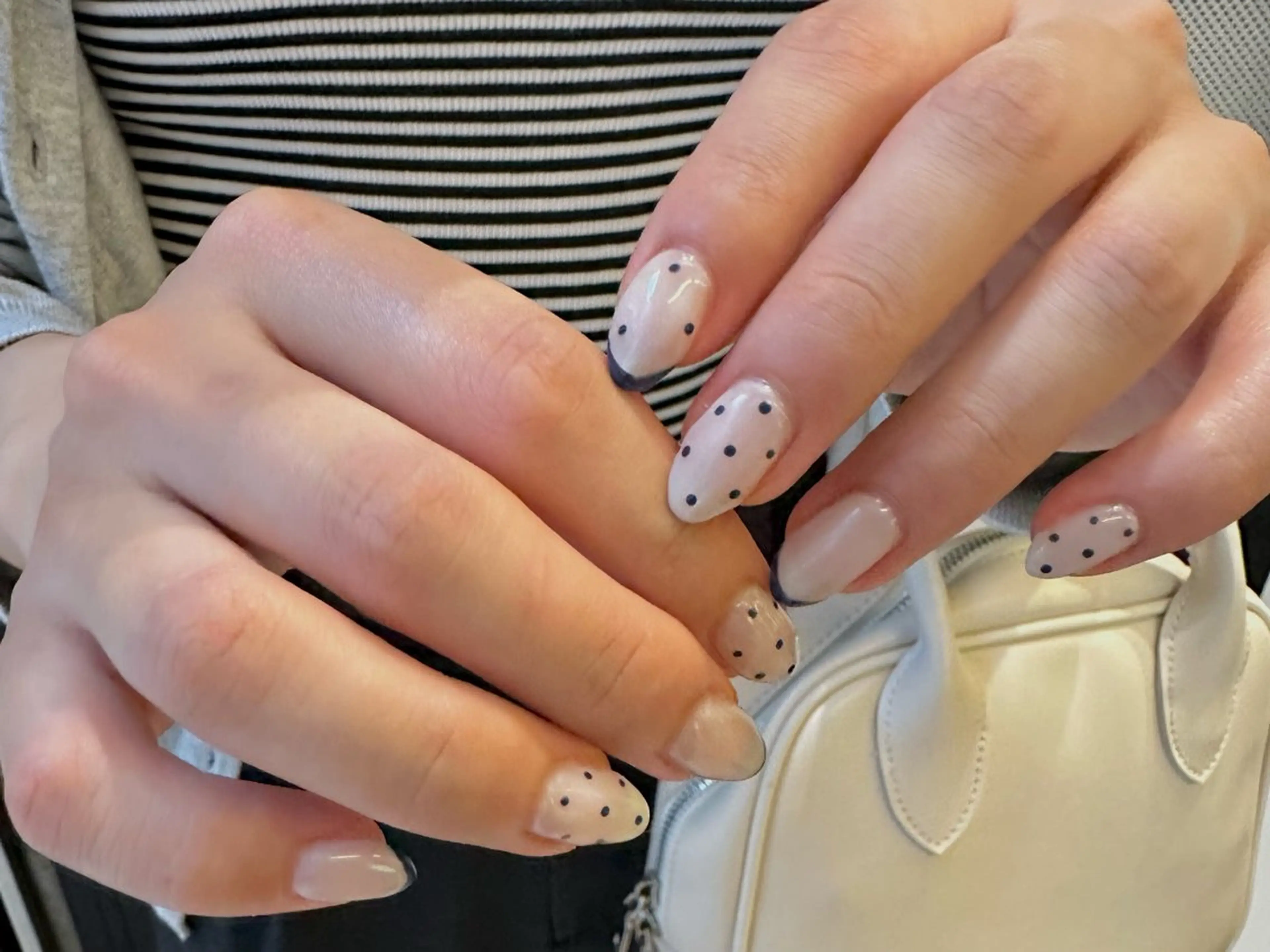 ネイル ドット ハンドネイル unopulir Kahoのネイルデザイン