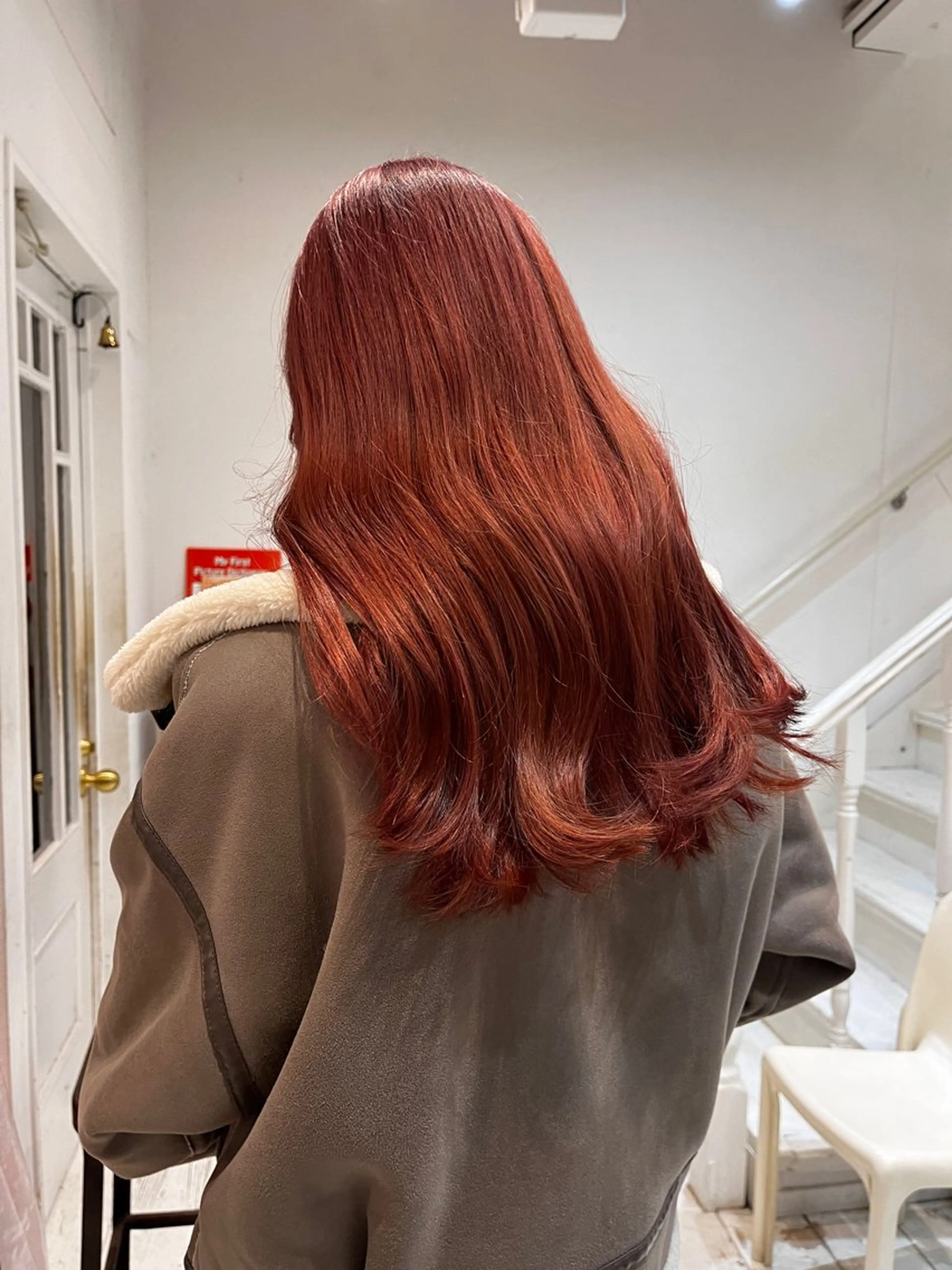 カラー 竹内 穂乃佳のヘアスタイル