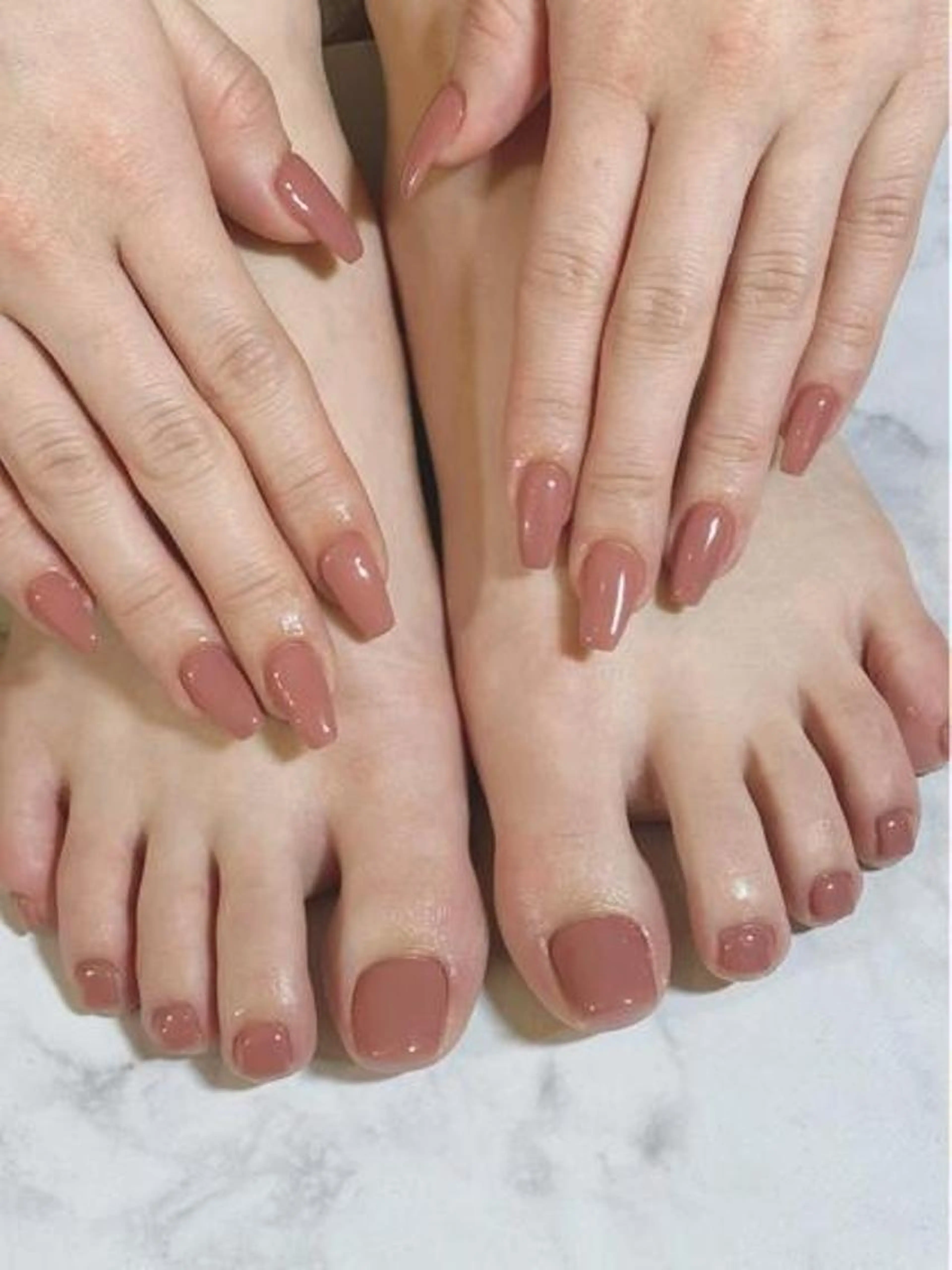 ハンド&フットワンカラーの写真