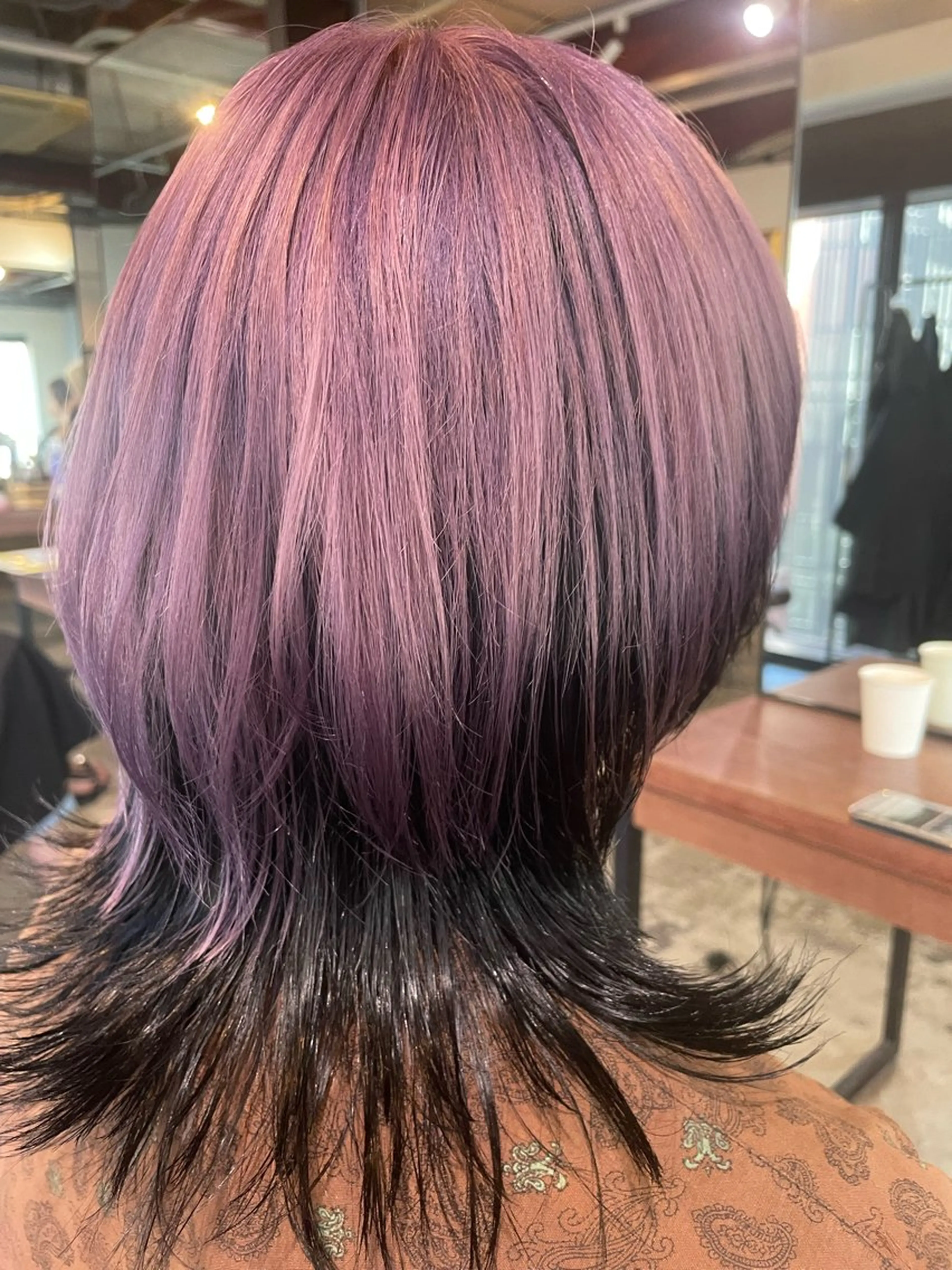 ミディアム カラー ベージュカラー イヤリングカラー インナーカラー ボブ ボブインナー La fith hair ray所属・メンズ/パーマ/ ブリーチ/KAITOのヘアスタイル