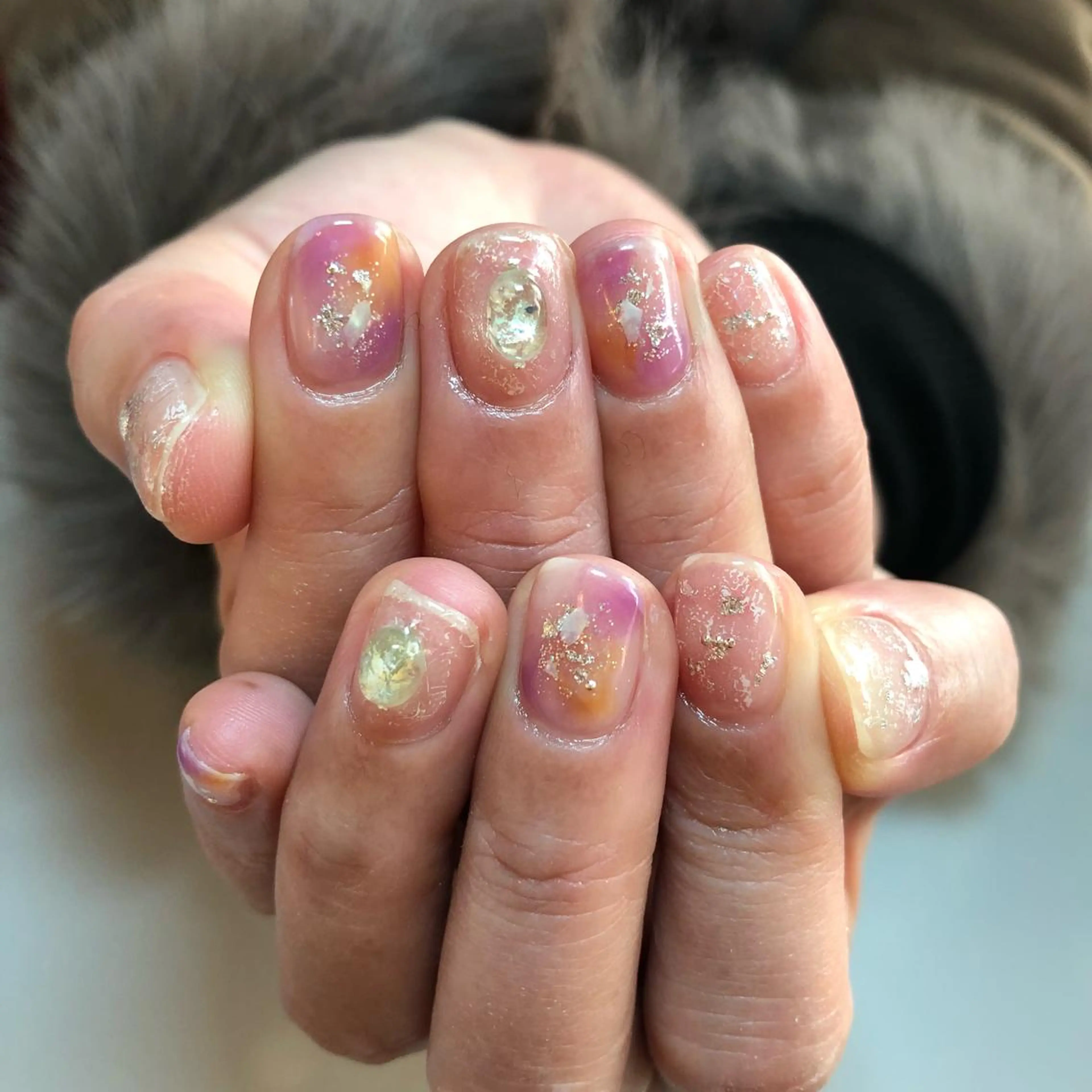 ネイル クリアネイル g-up nail所属・米田 律子のネイルデザイン