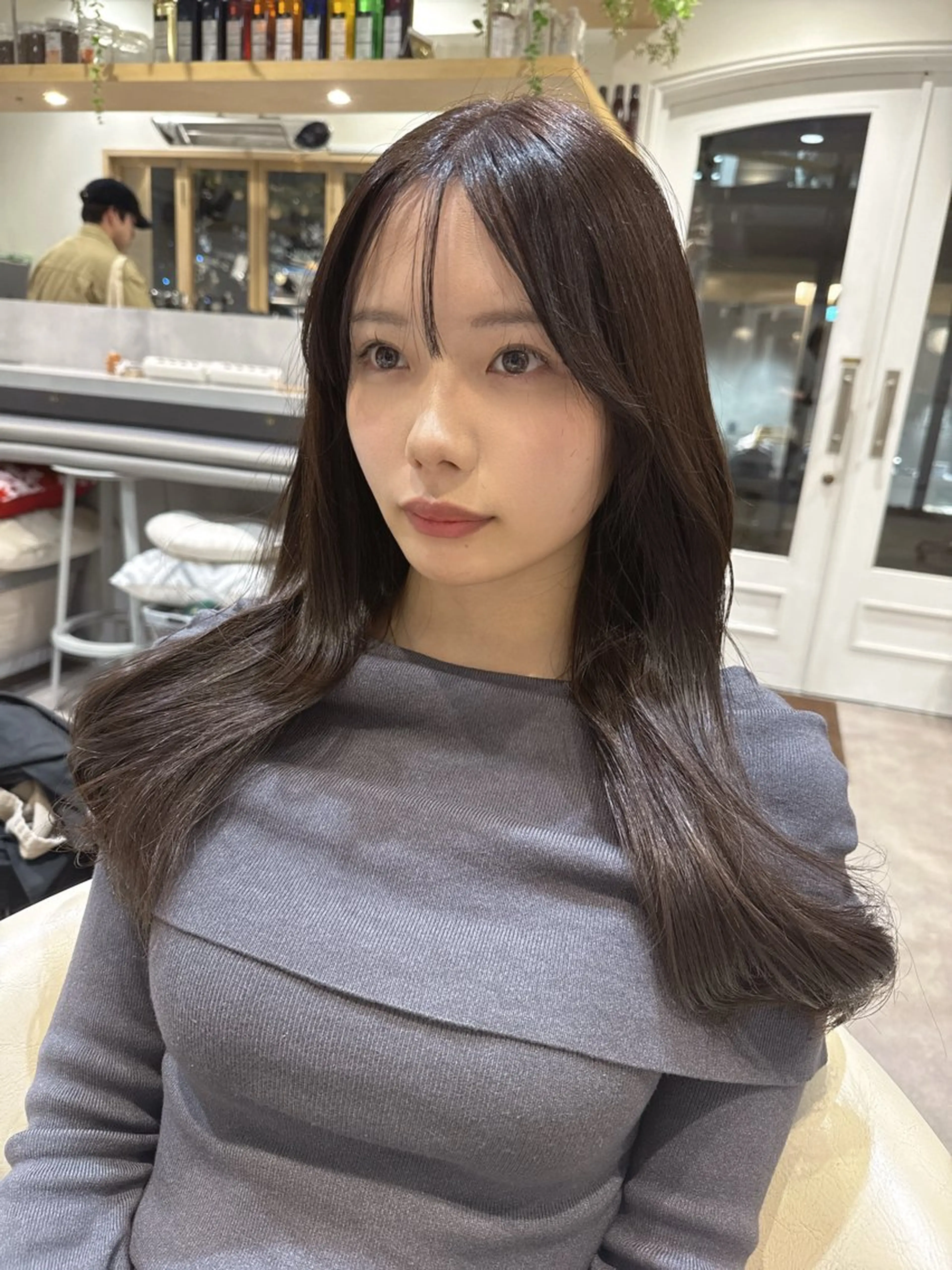 ロング カラー 透明感カラー グレージュ 髪質改善 トリートメント カット ヘアカラー トリートメント 💎透明感カラー特化 💎TAISEIのヘアスタイル